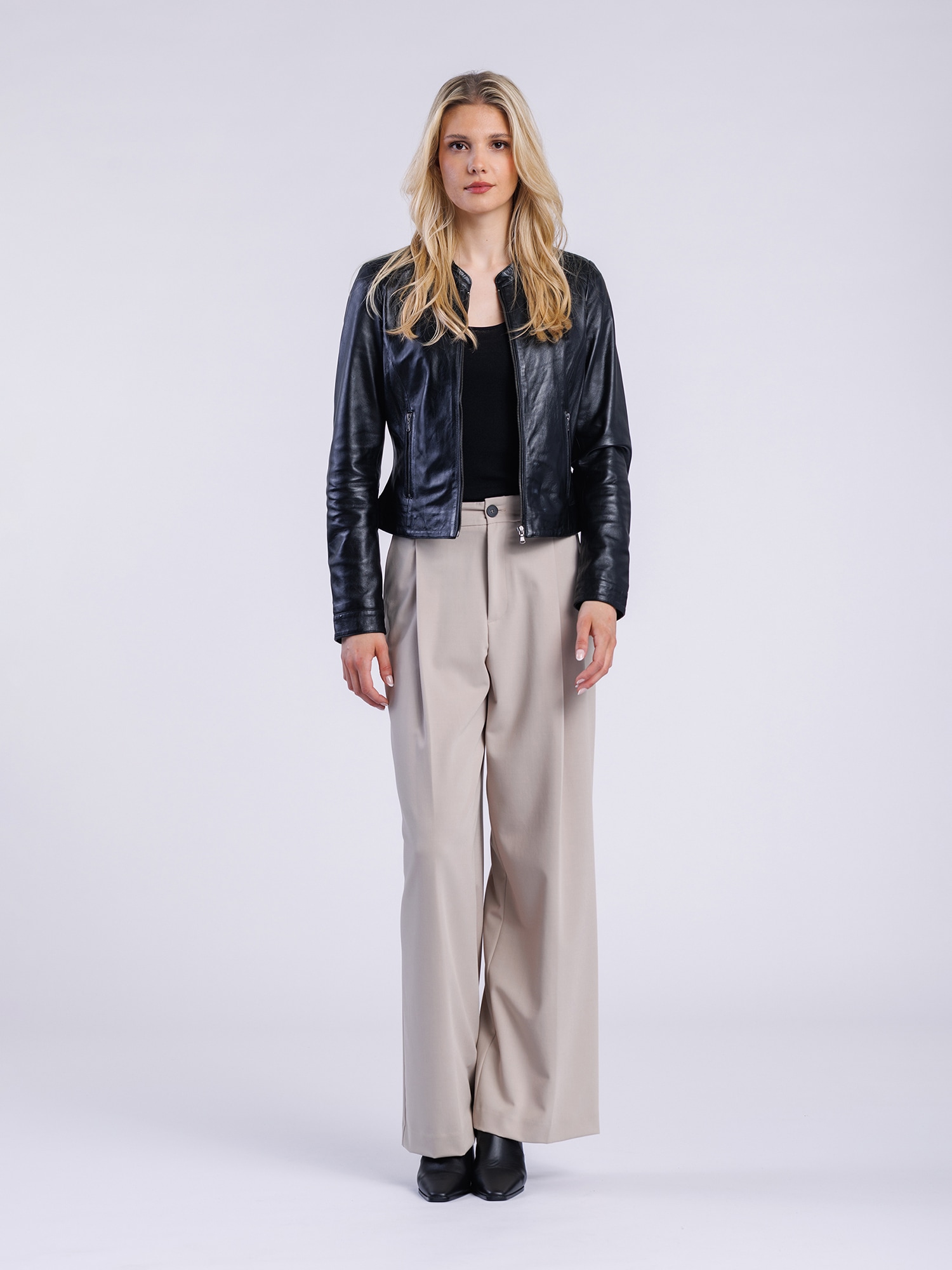 Freaky Nation Lederjacke »Bea-FN NYC«