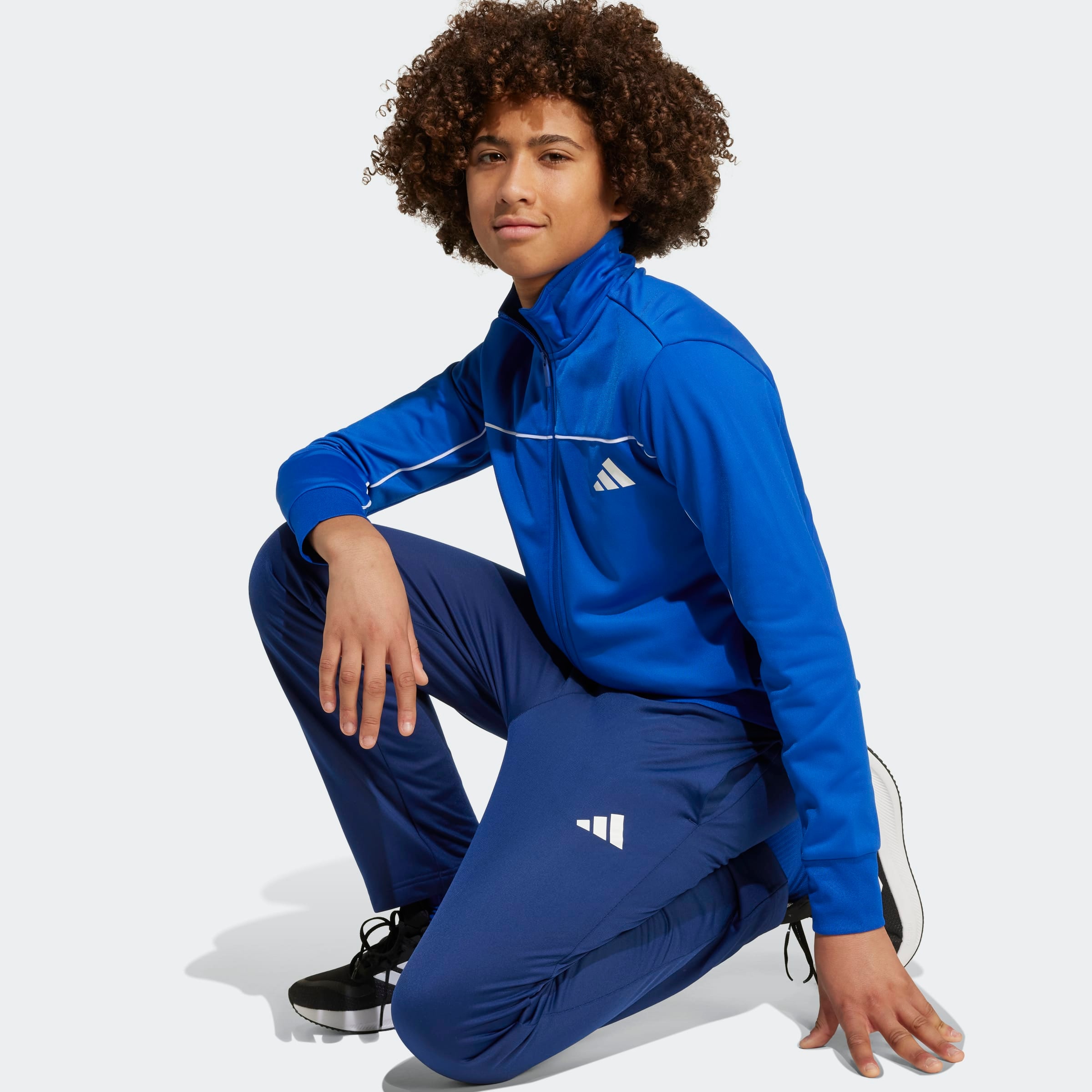 adidas Sportswear Trainingsanzug »J CP TR TS« 2 Stk. für Kinder und Teens, zweiteiliges Set, mit Stehkragen