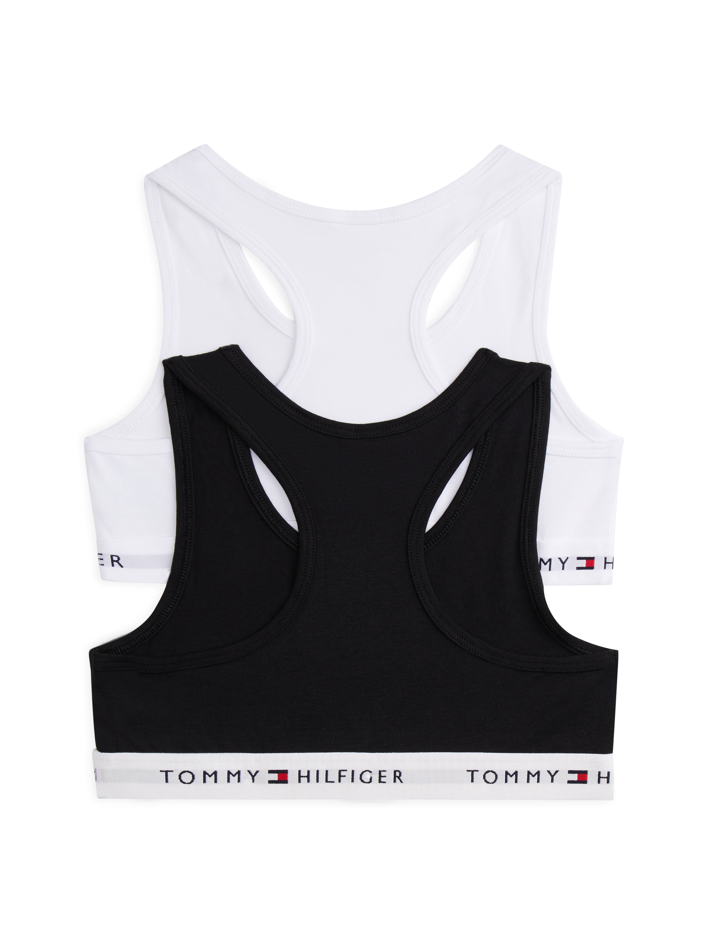 Tommy Hilfiger Underwear Teenie-BH »2 PK BRALETTE mit elastischem Bund im 2er-Pack« Packung, 2er,  unifarben, casual, körpernah, Baumwollmix