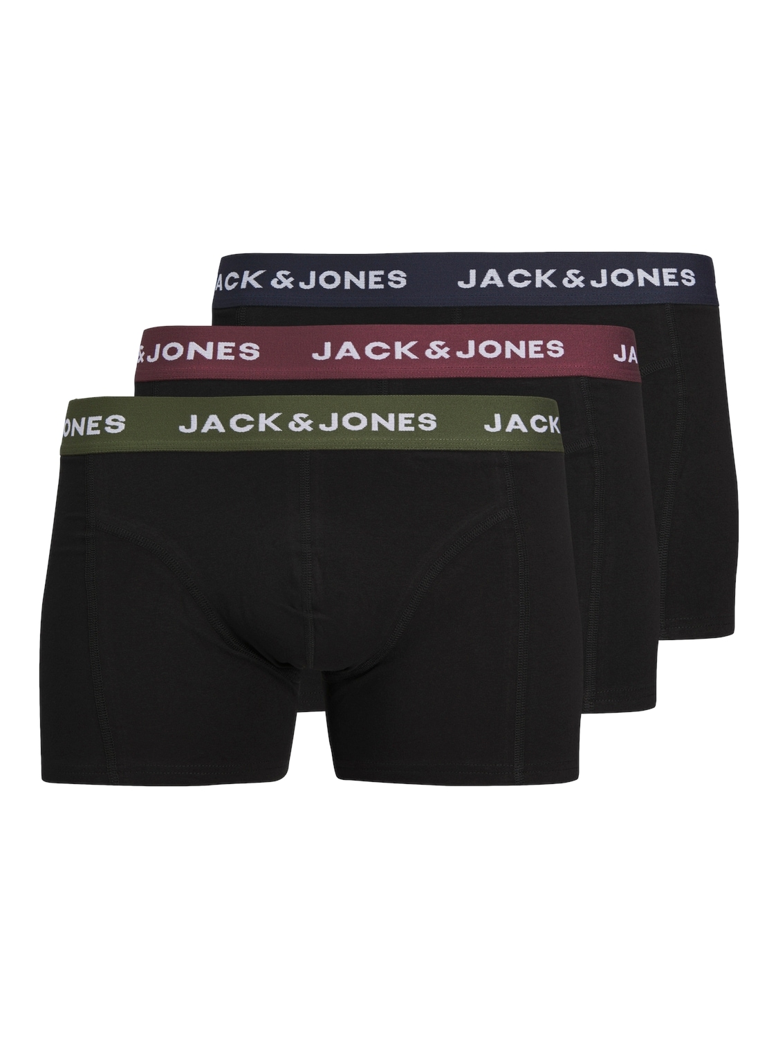 Jack & Jones Junior Boxershorts »JACARON SOLID TRUNKS 3 PACK JNR«, (Packung, 3 St.)