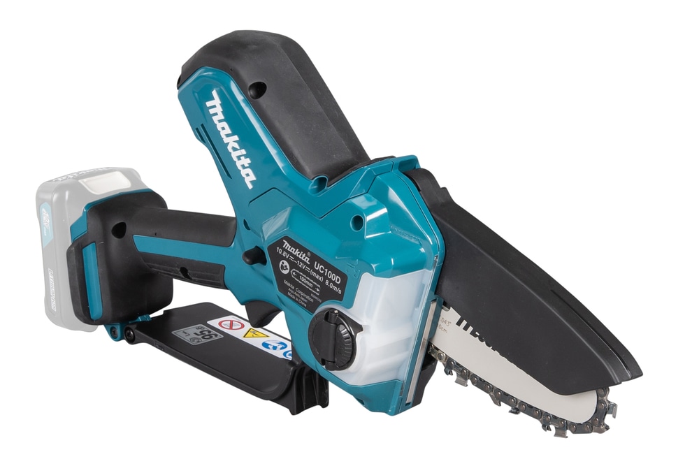 Makita Akku-Säge »»UC100DZ« 12V max., 10 cm, 8 m/s, ohne Akku und Ladegerät« zum Ausasten + für Korrekturschnitte, speziell für Park-und Baumpflege