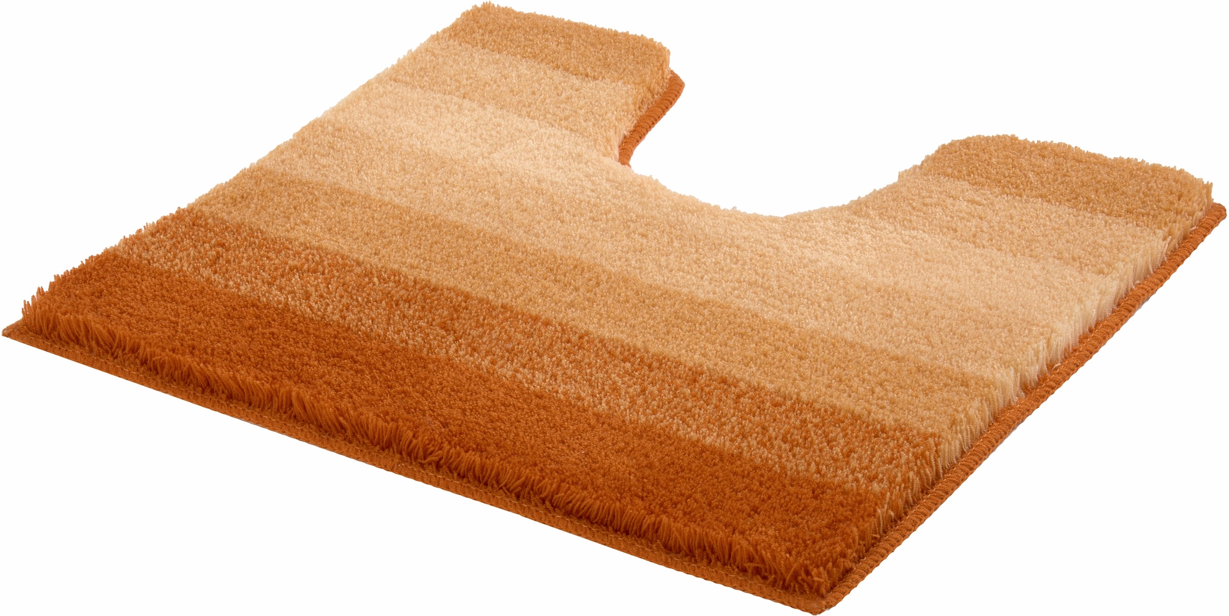 MEUSCH Badematte »Palace« Höhe 23 mm rutschhemmend beschichtet fußbodenheizungsgeeignet Badteppich, gestreift, mit Farbverlauf, waschbar