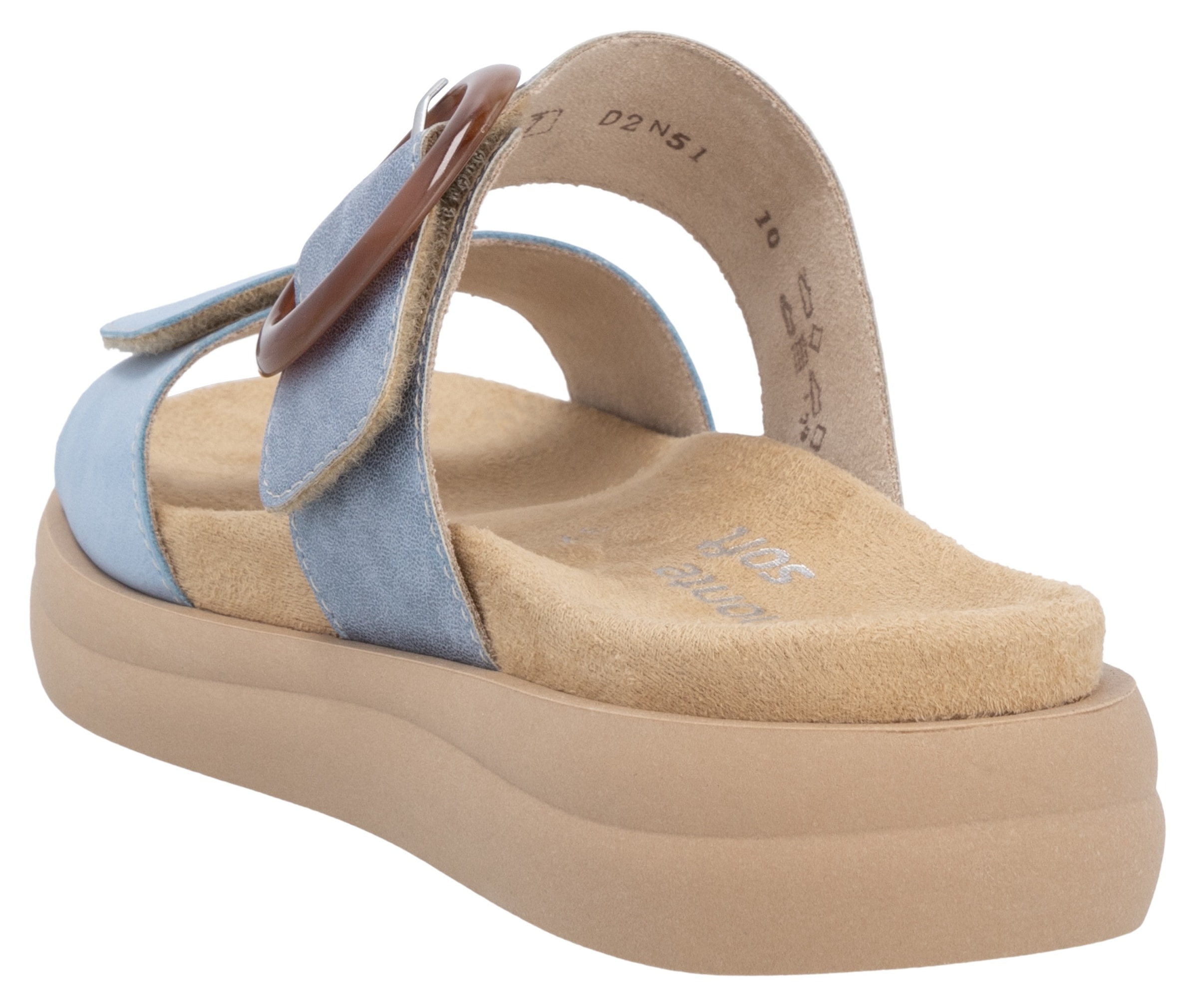 Remonte Pantolette, Sommerschuh, Schlupfschuh in veganer Verarbeitung