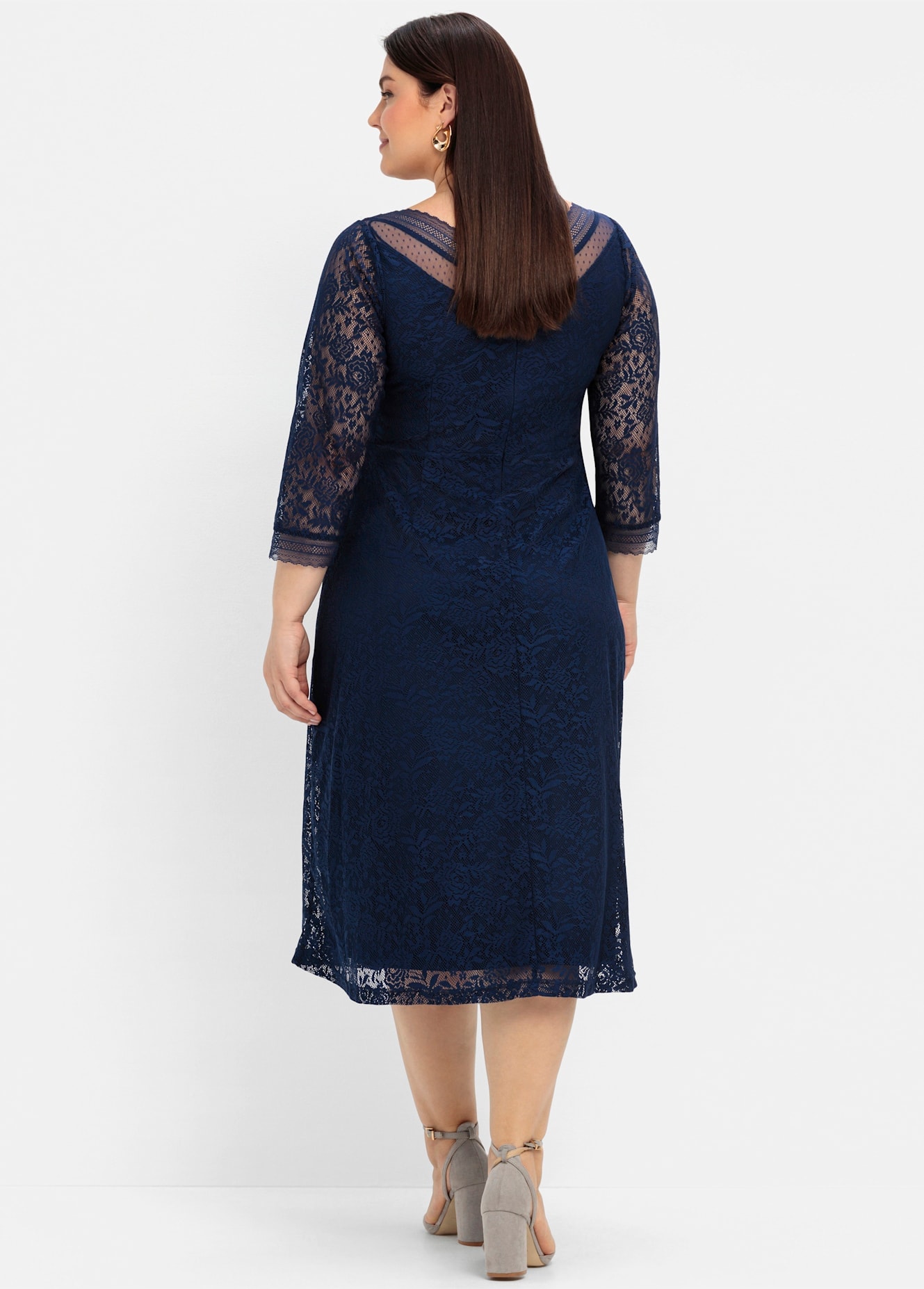 Sheego Spitzenkleid »Abendkleid«