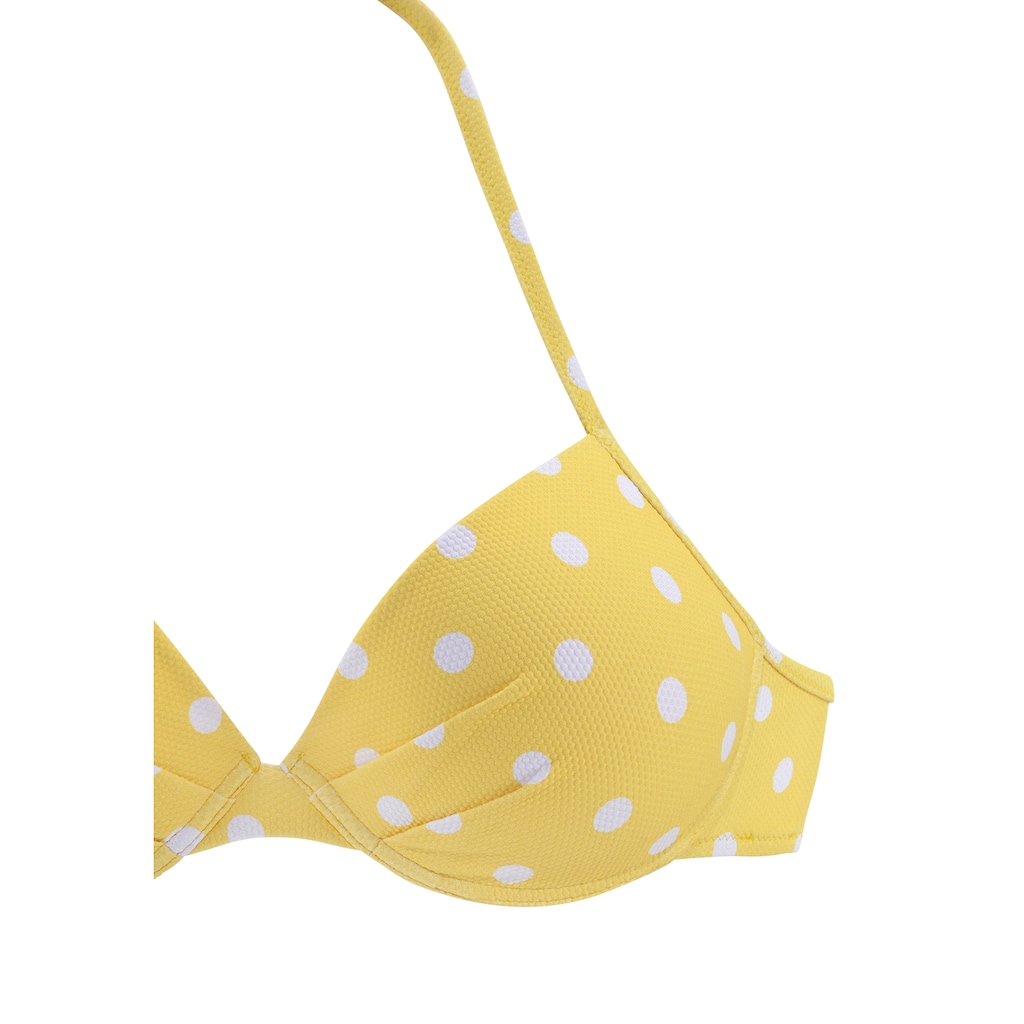 LASCANA Push-Up-Bikini, aus Piqué-Strukturware