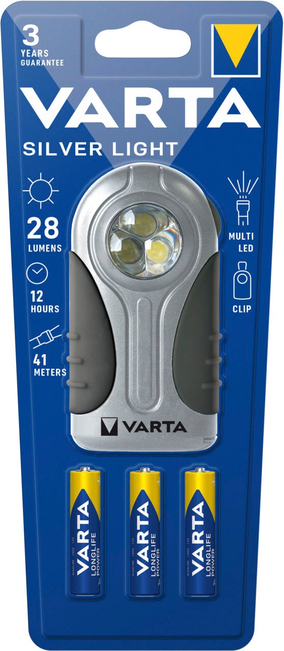 VARTA Taschenlampe »Silver Light«, (1 St.)