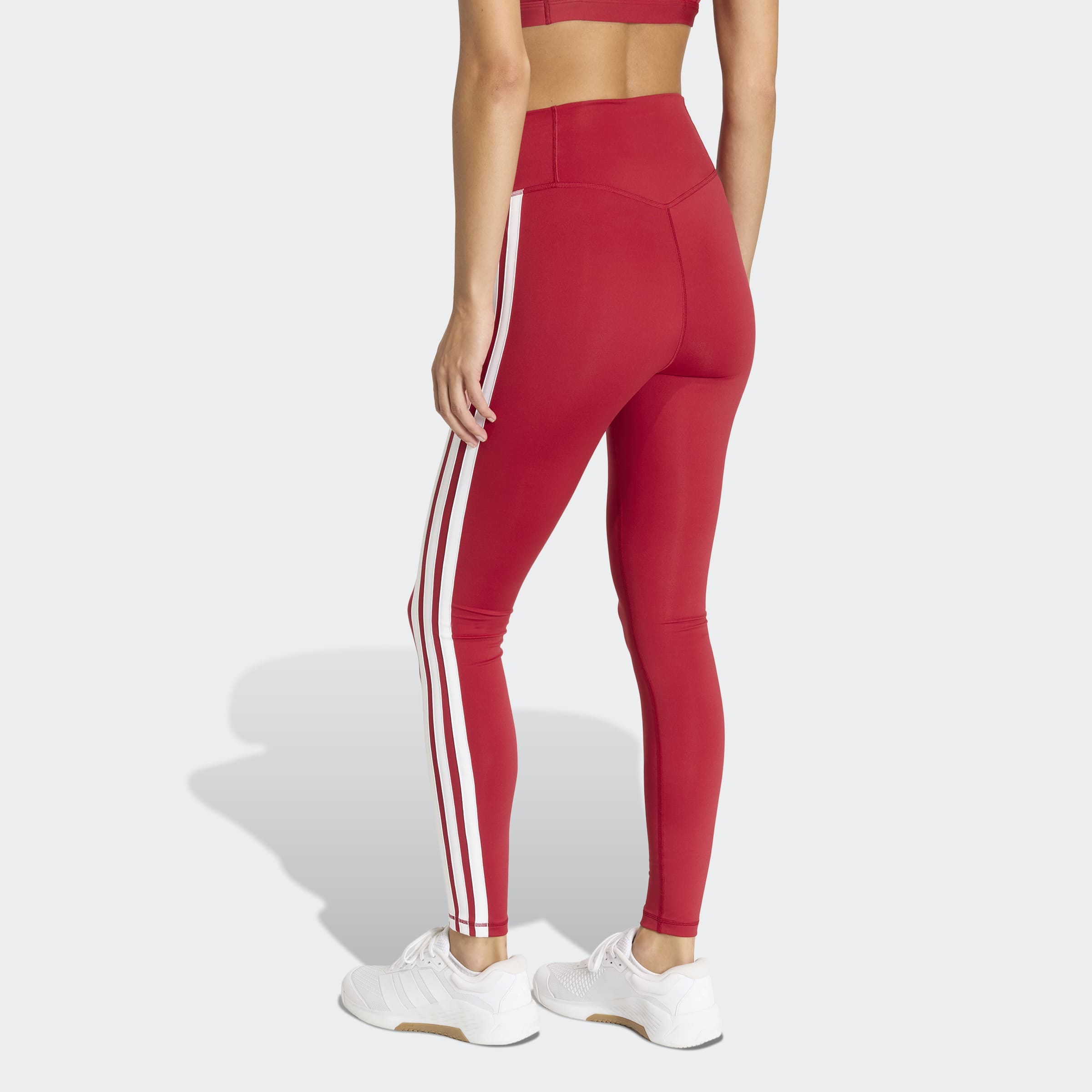 adidas Performance Trainingstights »OPTIME ESSENTIALS 3-STREIFEN 7/8-LEGGINGS«  für Erwachsene, mit climacool® Technologie, aus Polyester