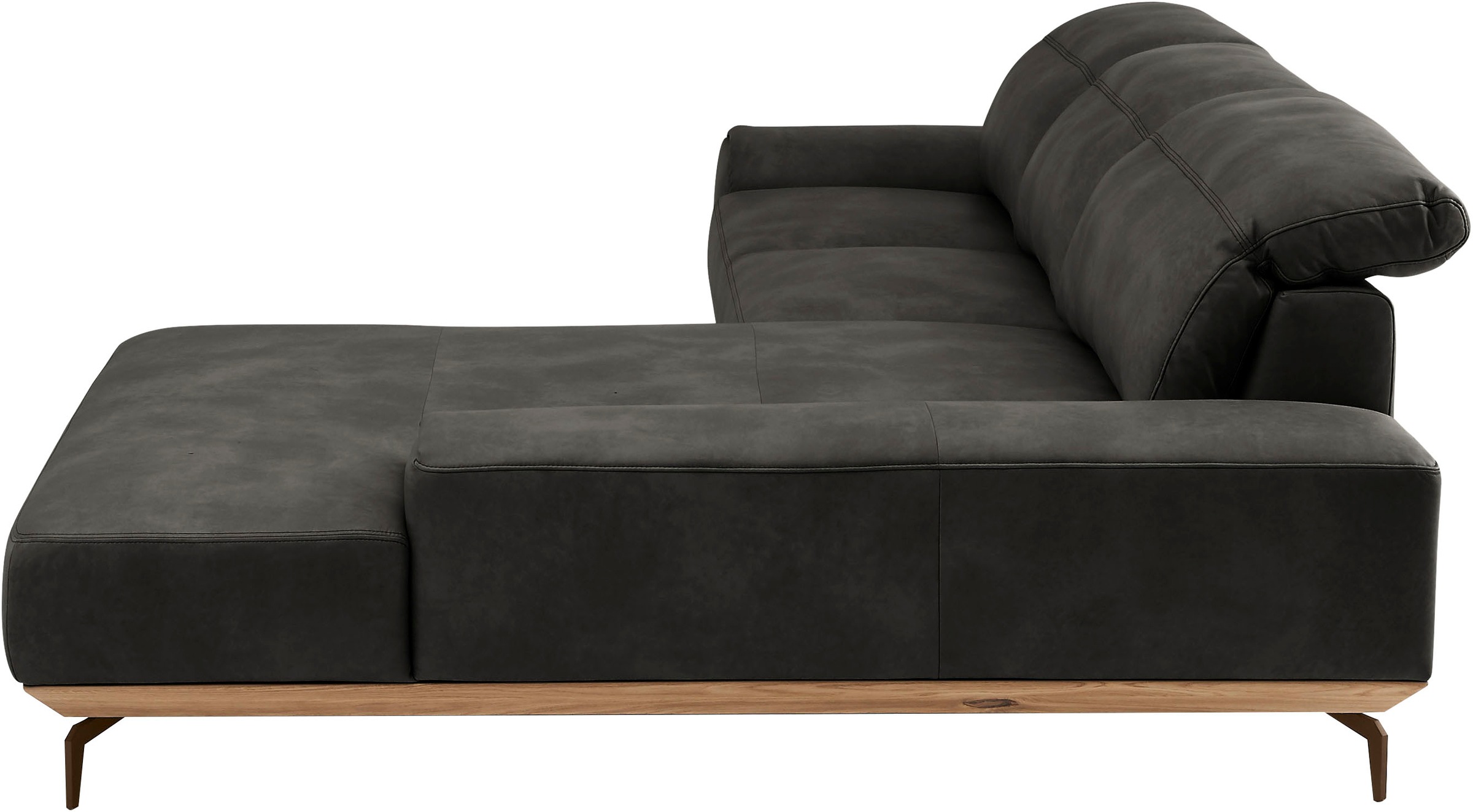 Musterring Wohnlandschaft »MR 2490«, Bronze-Fuß, Sitzhöhe 48cm, wahlweise mit Funktionen, Maße 342 x 207 cm