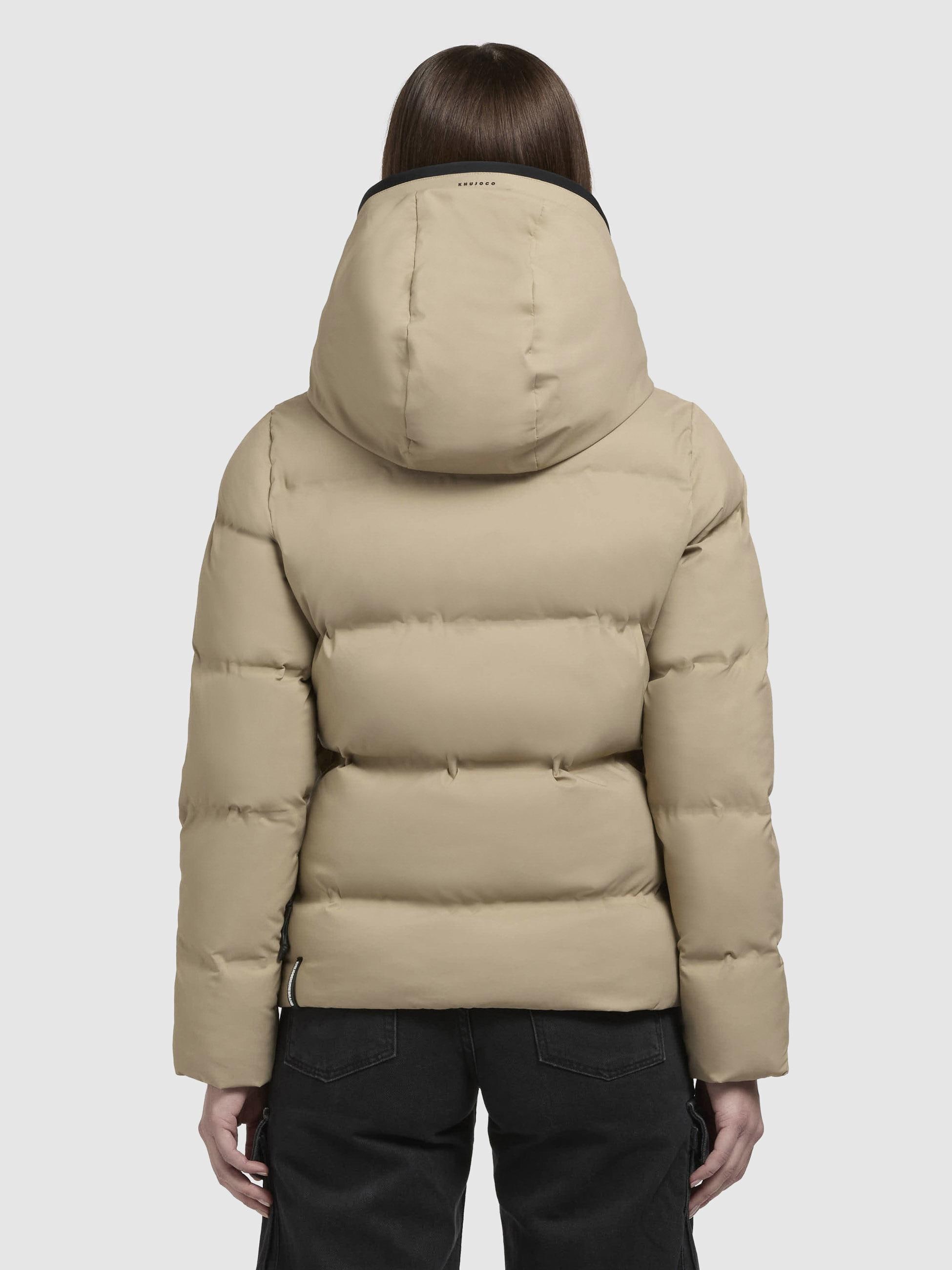 khujo Winterjacke »Winterjacke Liev-YM«, mit Kapuze, Warme gesteppte Damen Kapuzenjacke