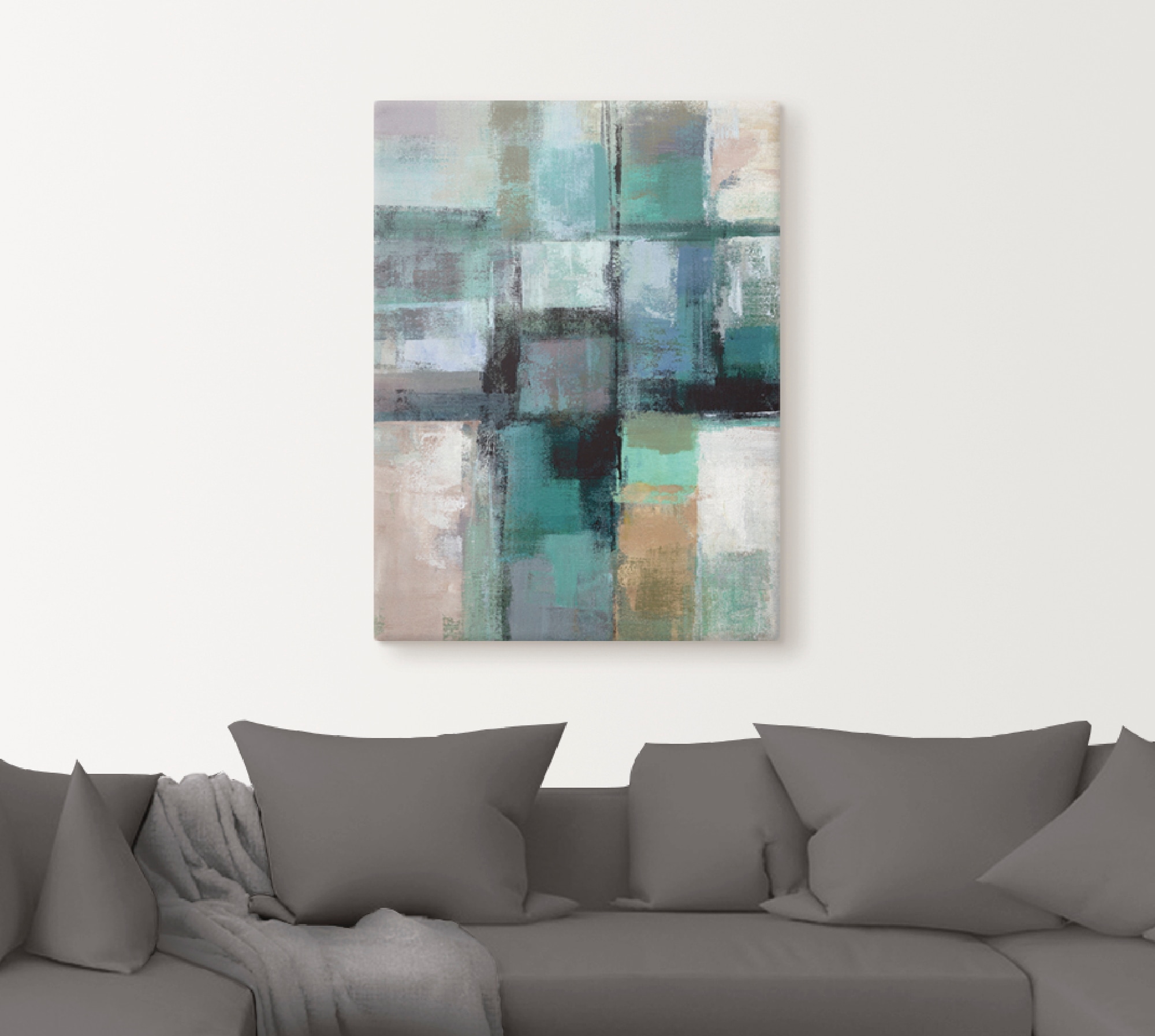 Artland Leinwandbild »Inselfarben I« Muster 1 Stk. tlg. auf Holzrahmen gespannt