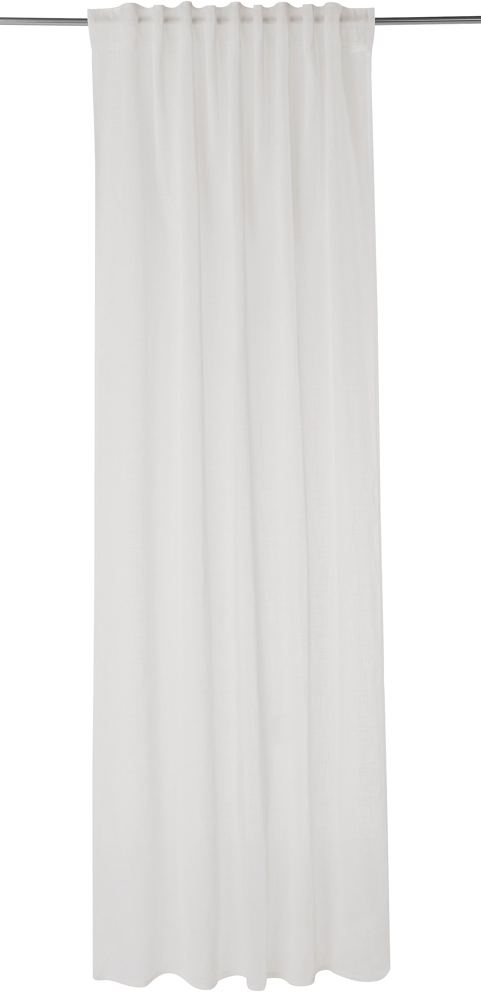 Home affaire Collection Vorhang »Linsdorf« Multifunktionsband 1 Stk. tlg. Leinenstruktur, halbtransparent