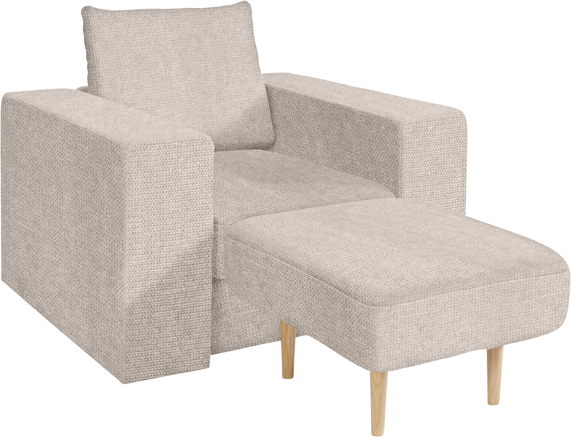 LOOKS by Wolfgang Joop Sessel »Looksv«, Verwandlungssessel: aus Sessel wird Sessel mit Hocker