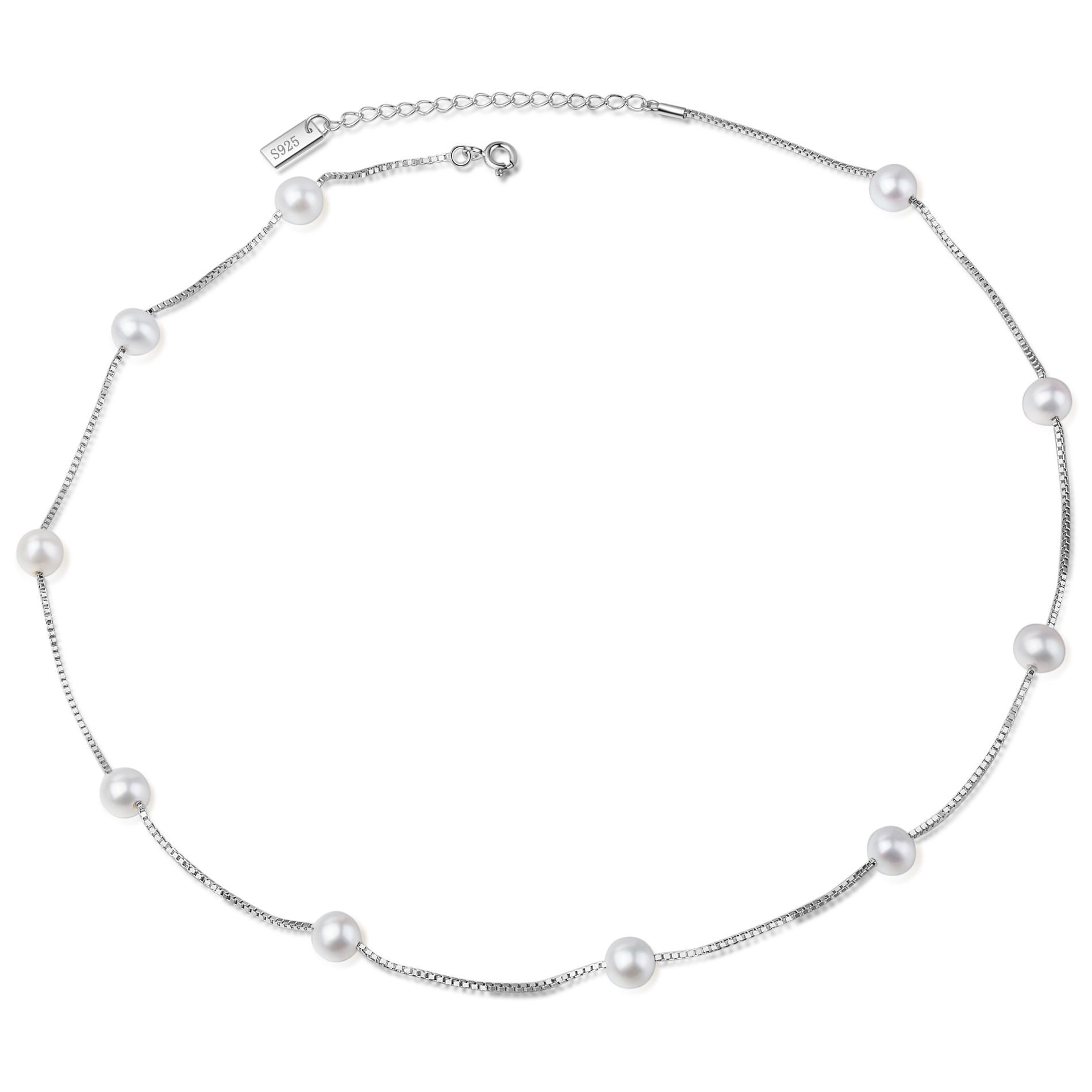 AILORIA Perlenkette »MASAKO Halskette«, Süßwasserperlen Sterling Halskette Elegante | Silber 10 bestellen mit UNIVERSAL aus 925