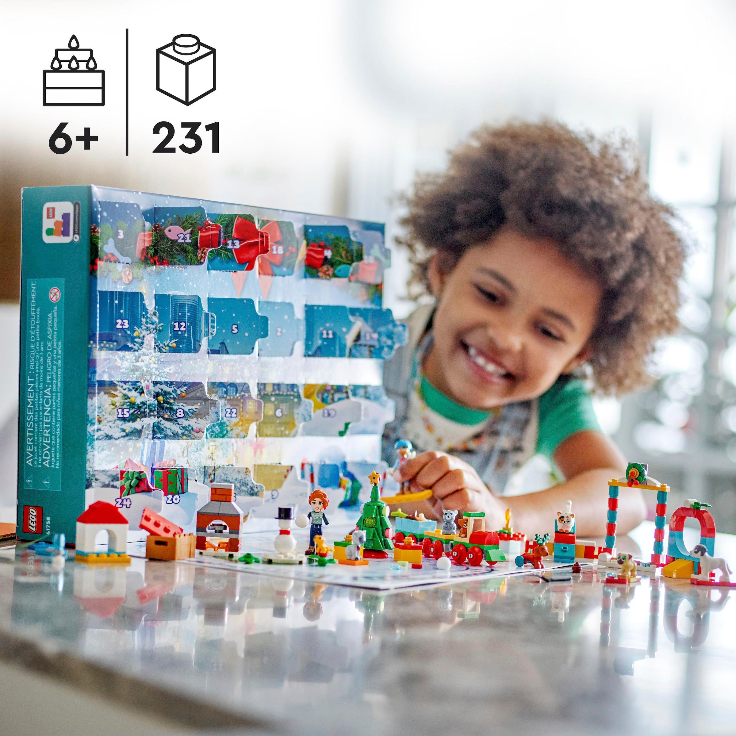 LEGO® Spielzeug-Adventskalender »Spielbausteine, LEGO Friends 2023 (41758), LEGO® Friends«, ab 6 Jahren, Made in Europe