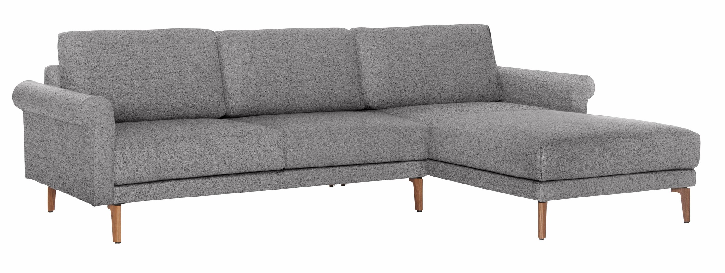 Creation BY ROLF BENZ Ecksofa »CR.450, Designecksofa, Polsterecke, L-Form, 282/178 cm (B/T)«, abgerundete Armlehne Schnecke, modern Landhaus, Leder oder Chenille