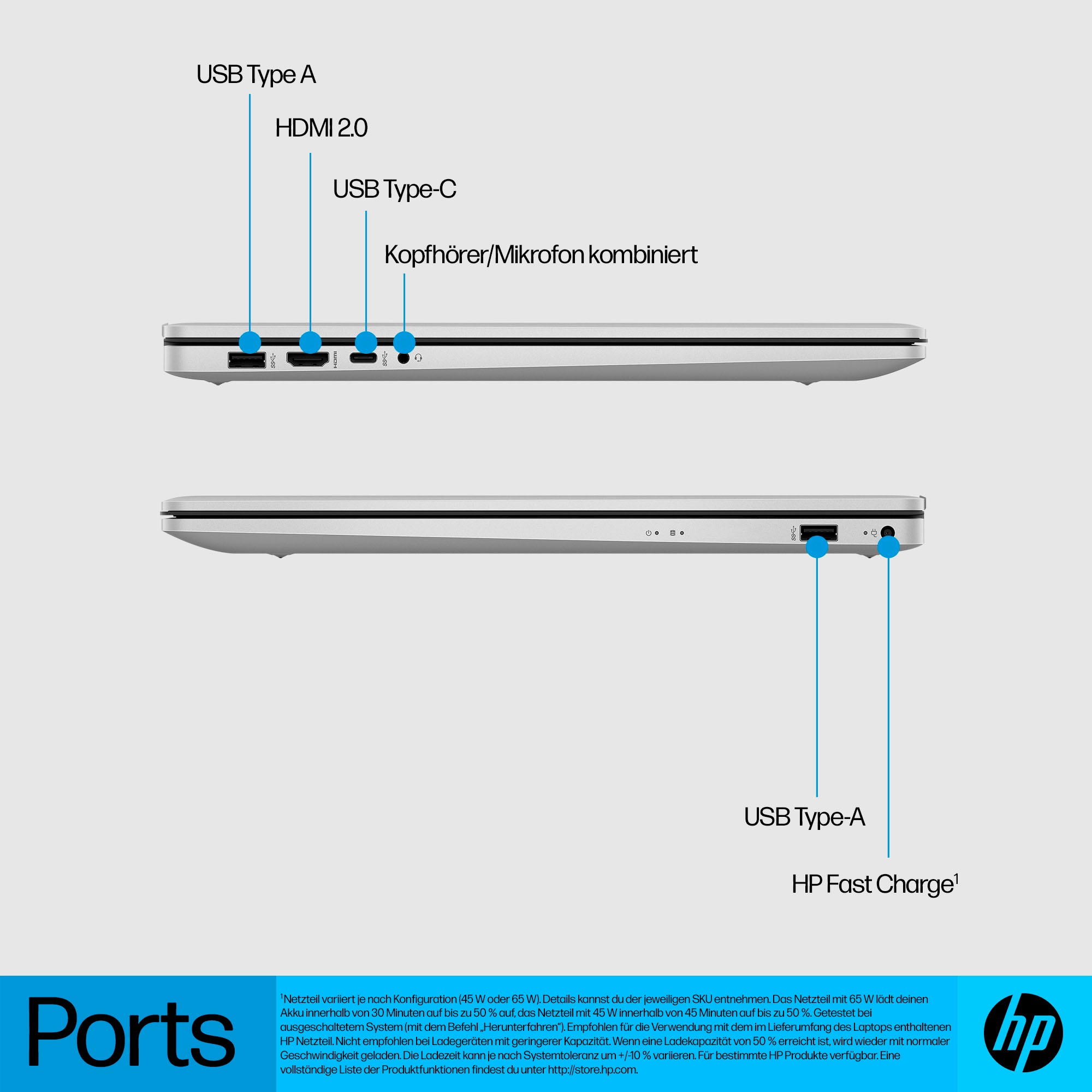 HP Notebook »17-cn3676ng« 43,9 cm / 17,3 ″ Intel Core i7 Iris Xe Graphics 1.000 GB SSD