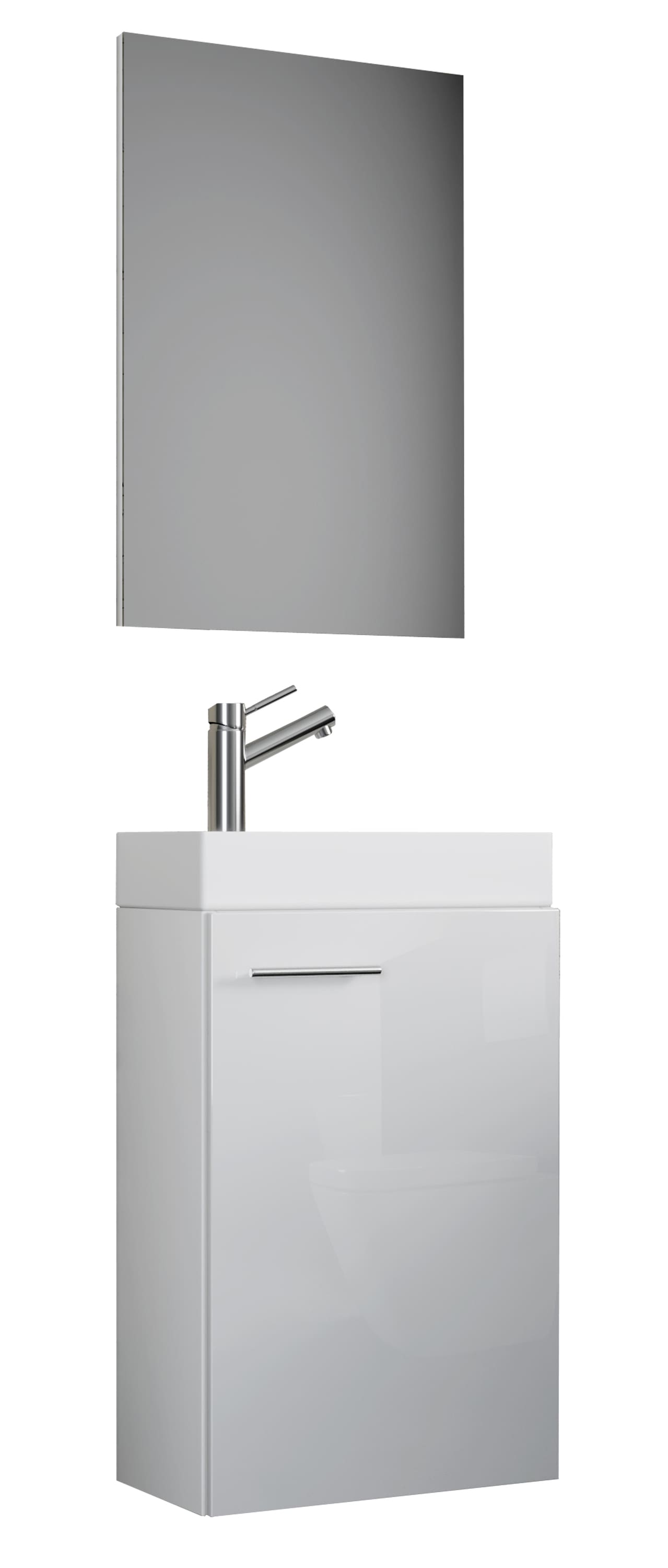 VCM Waschtisch "3-tlg Gäste WC Waschplatz Waschtisch Slito Spiegel" 3 Stk. tlg.