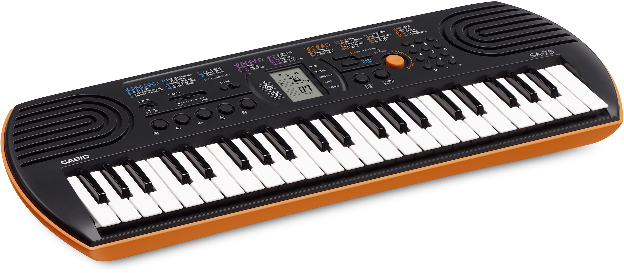 CASIO Home-Keyboard »Mini-Keyboard SA-76«, mit 44 Minitasten