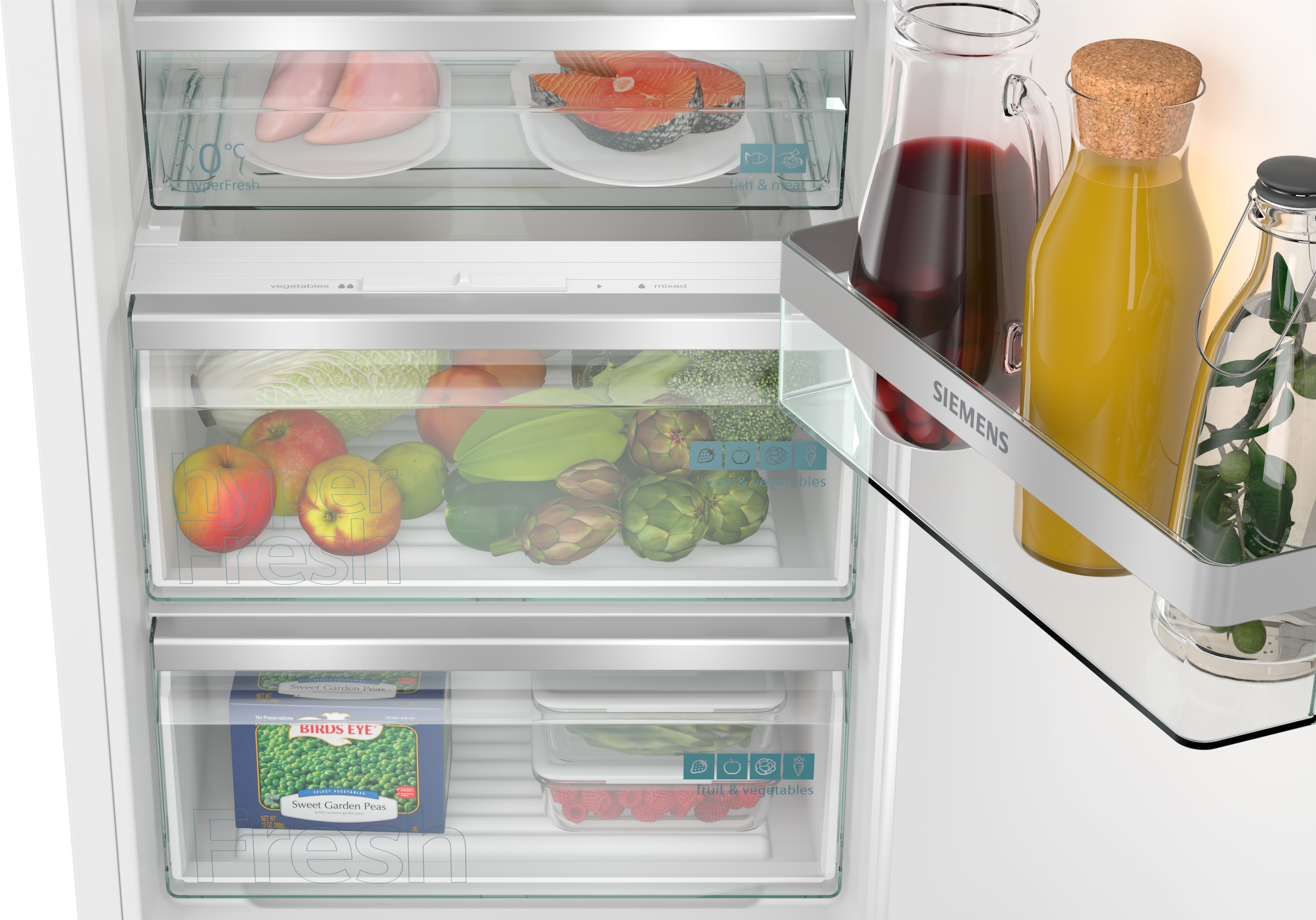 SIEMENS Einbaukühlschrank iQ500 »KI81RADC0« 177,2 cm hoch 55,8 cm breit