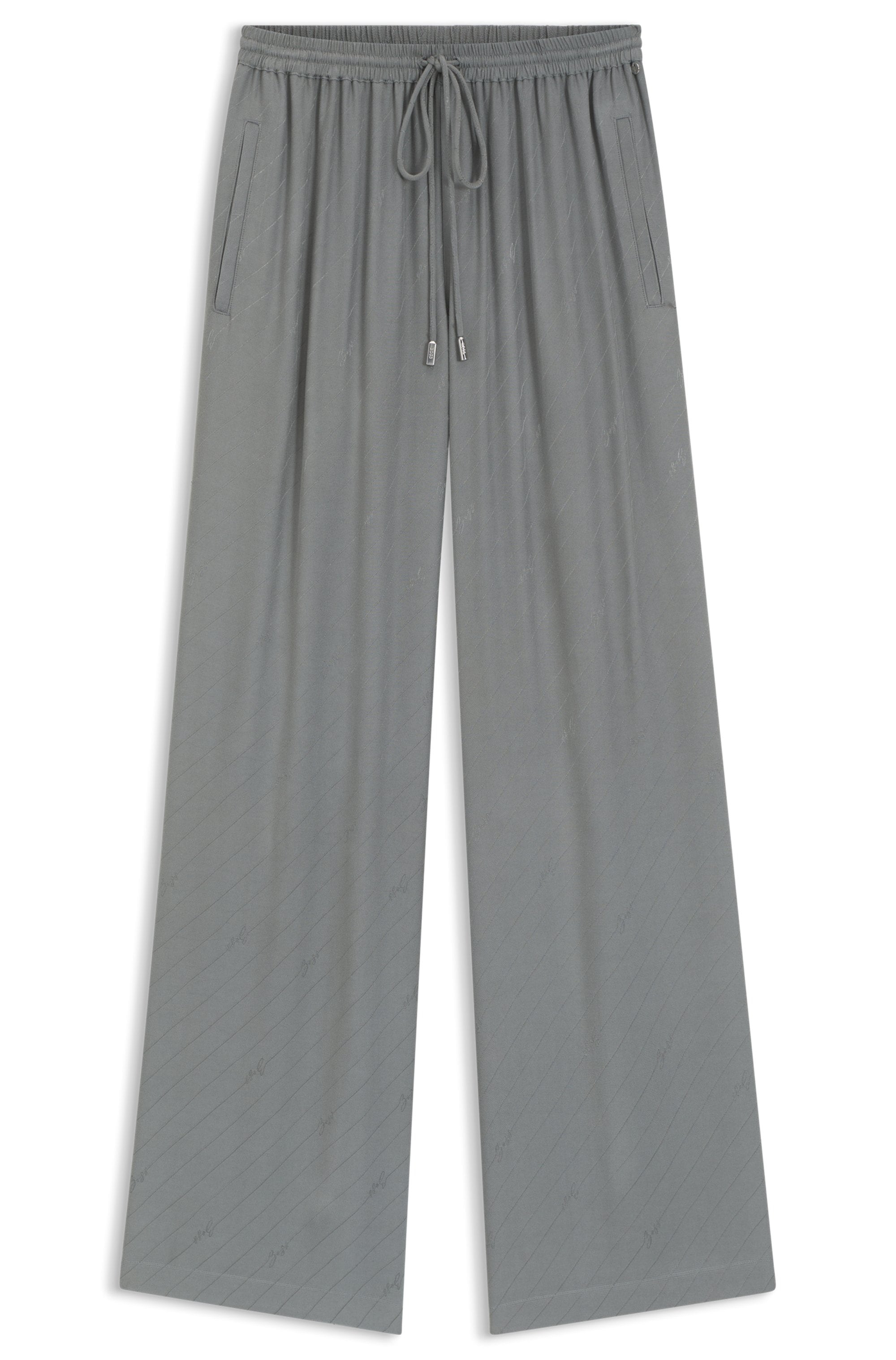 BOSS ORANGE Stoffhose »Tane Premium Damenmode«, mit Logo-Jacquard