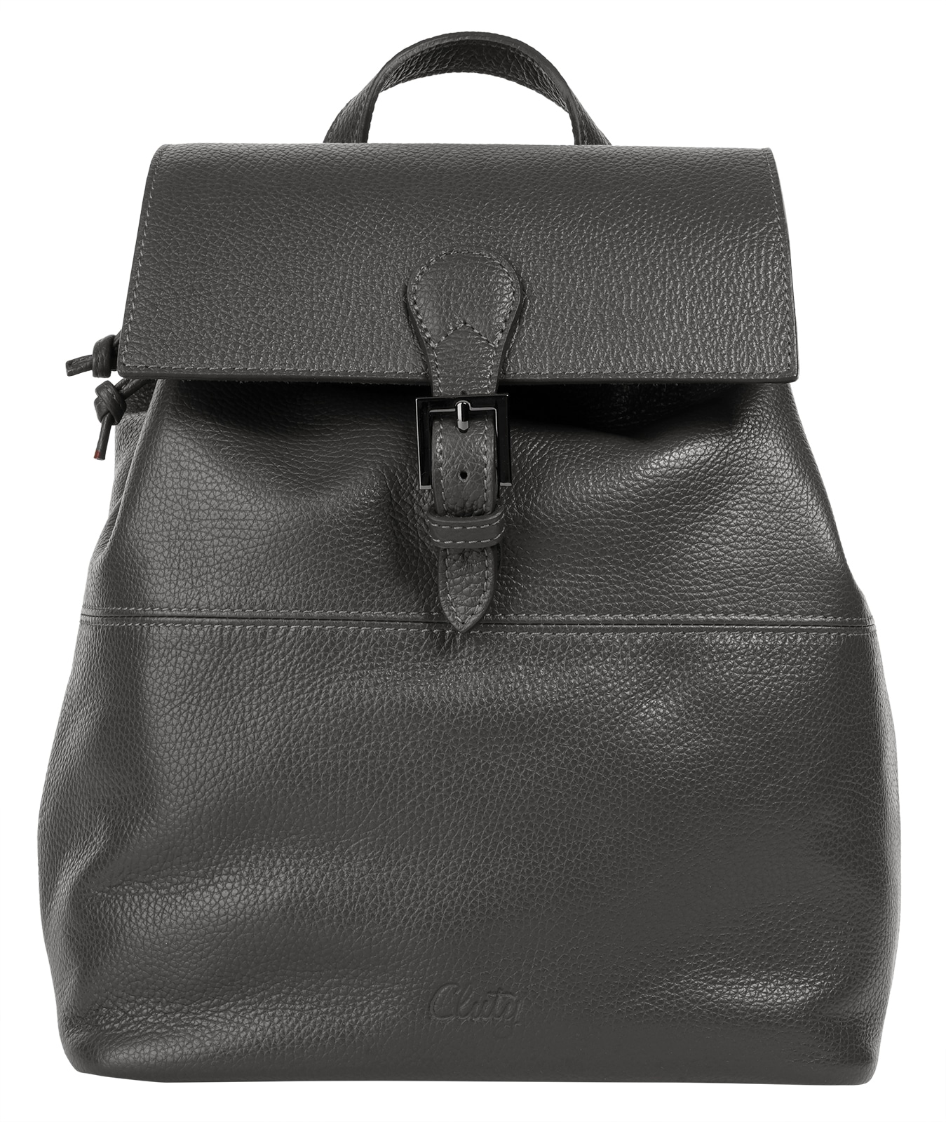 Cluty Cityrucksack, echt Leder, Made in Italy