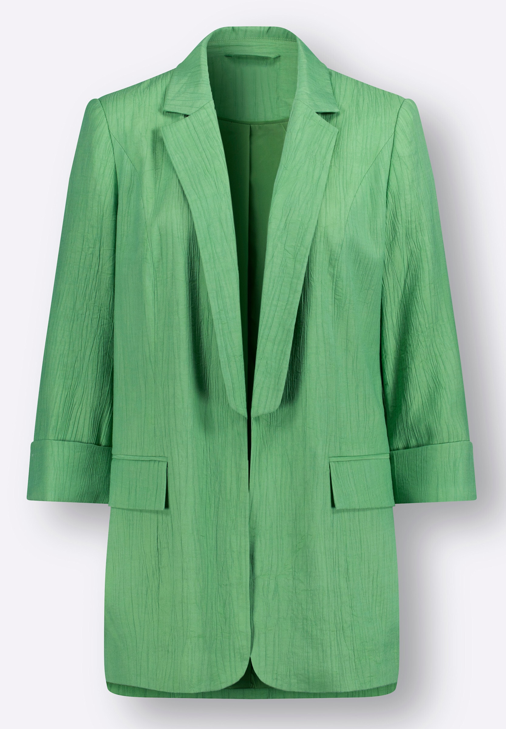creation L Blusenblazer »Blazer Blazer in langer, verschlussloser Form«