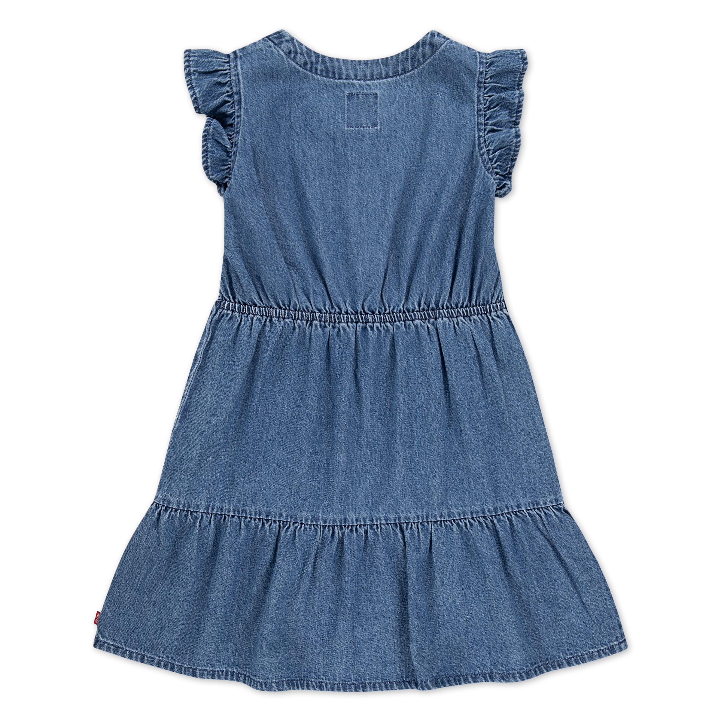 Levi's® Kids Jeanskleid »LVG FLUTTER SLEEVE BUTTON UP D« Ohne Taschen for Girls, mit kurzer Knopfleiste