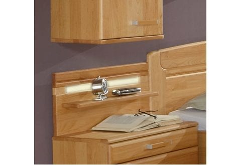 WIEMANN Schrankaufsatz »Lausanne, Paneel mit Ablage, Massivholz Erle« Set, 2er-Set, 60 x 31 x 13 cm (B/H/T), MADE IN GERMANY, 2 Stk. tlg.