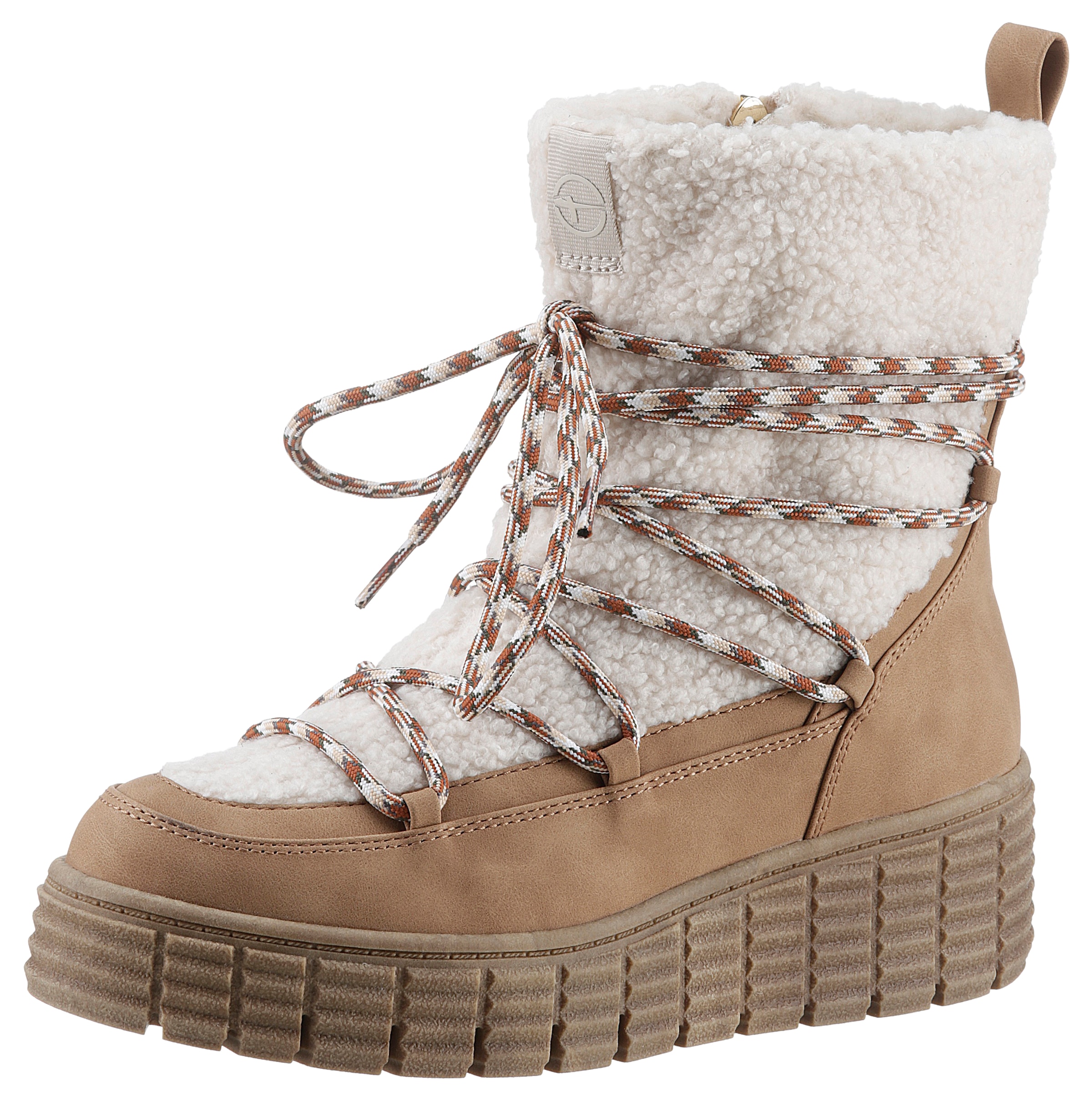 Winterboots,Keilabsatz, Plateau, Winterstiefel, Outdoorboots, vegane Verarbeitung