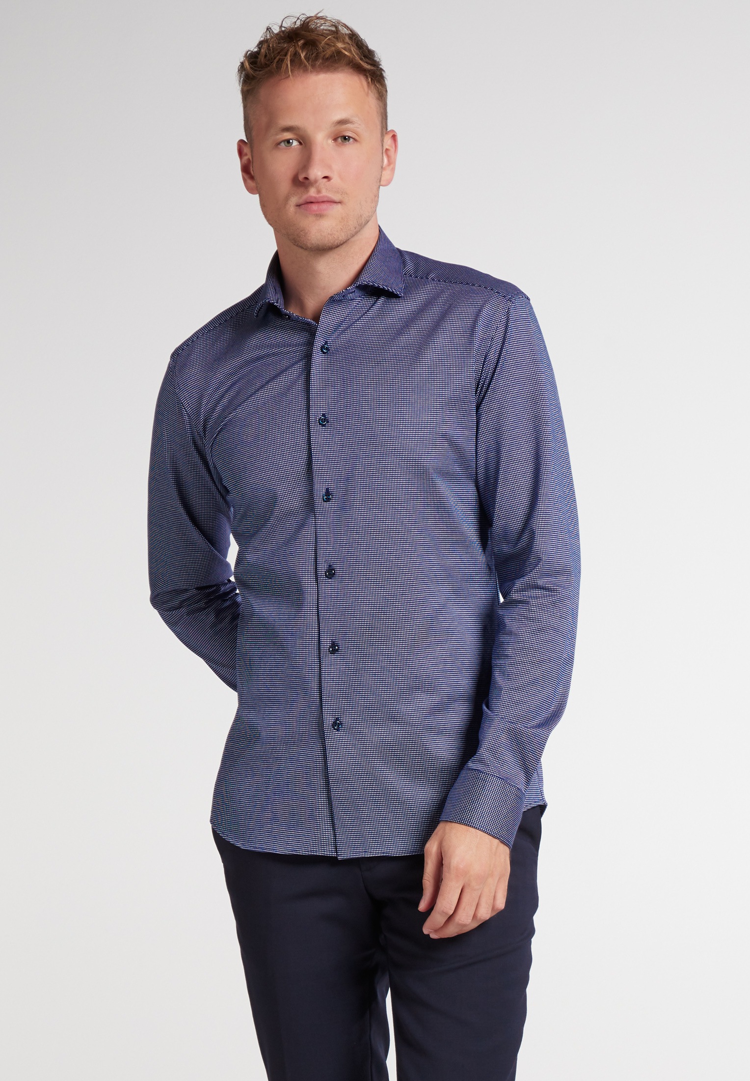Eterna Langarmhemd »SLIM FIT«