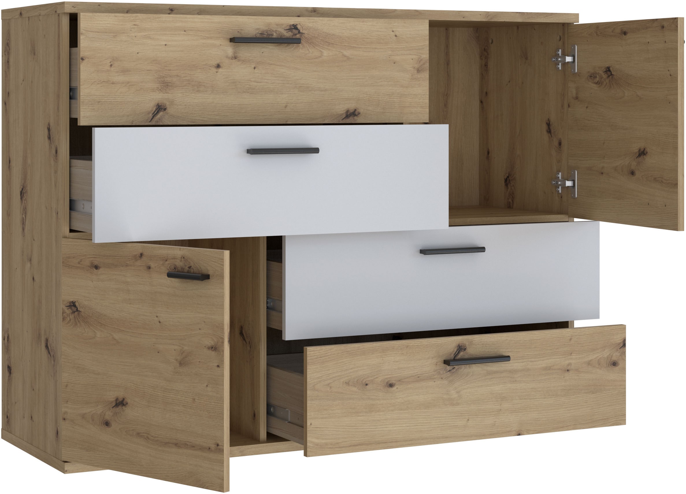 FORTE Kommode »Skive«, Breite ca. 125 cm