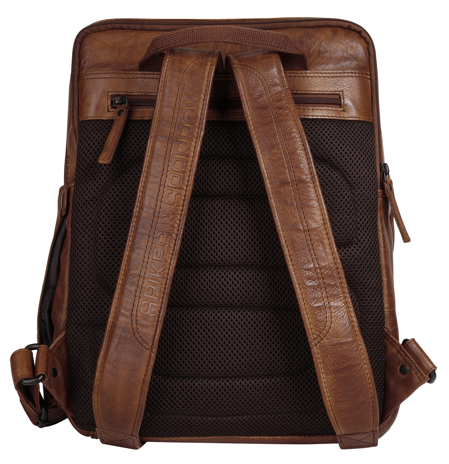 Spikes & Sparrow Laptoprucksack, echt Leder