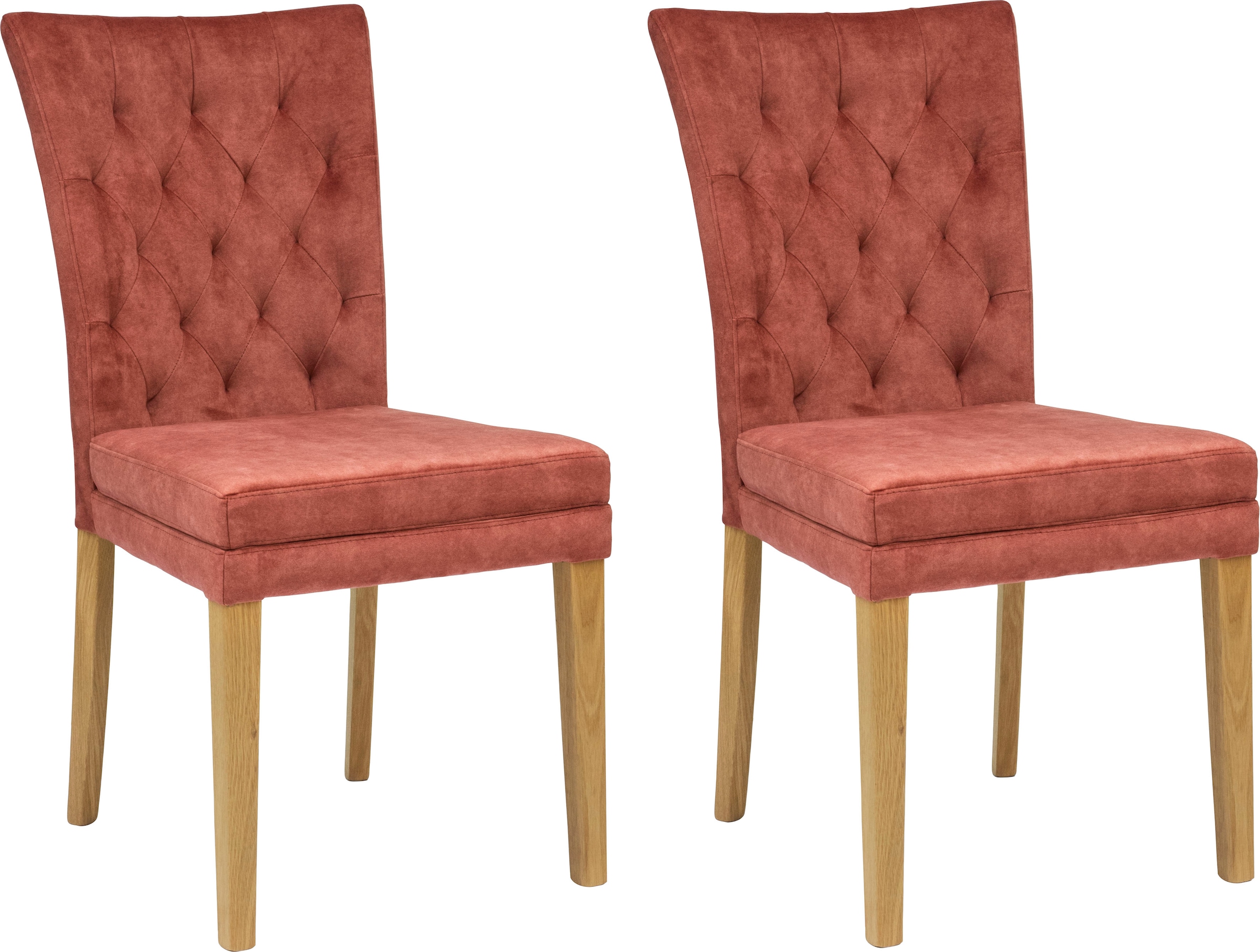 Home affaire Esszimmerstuhl "Colorado" (Set) 2 Stk.Beine in eiche oder nussbaum. Im 2er, 4er oder 6er-Set