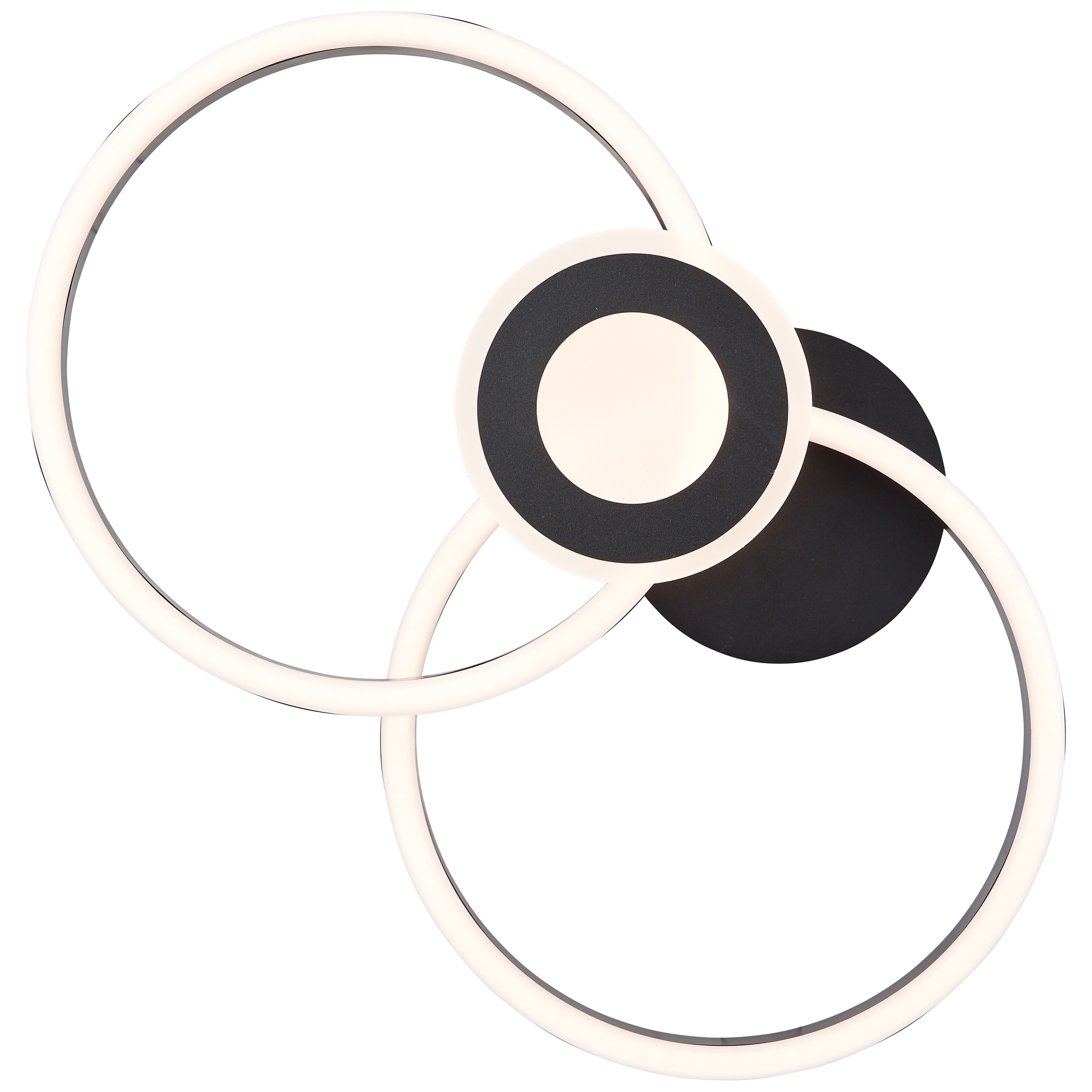 Brilliant LED Deckenleuchte »Avanza« LED-Modul Warmweiß LED-Profilleuchte, 30 x 52 cm, 2900 lm, 3000 K, schwenkbar, schwarz