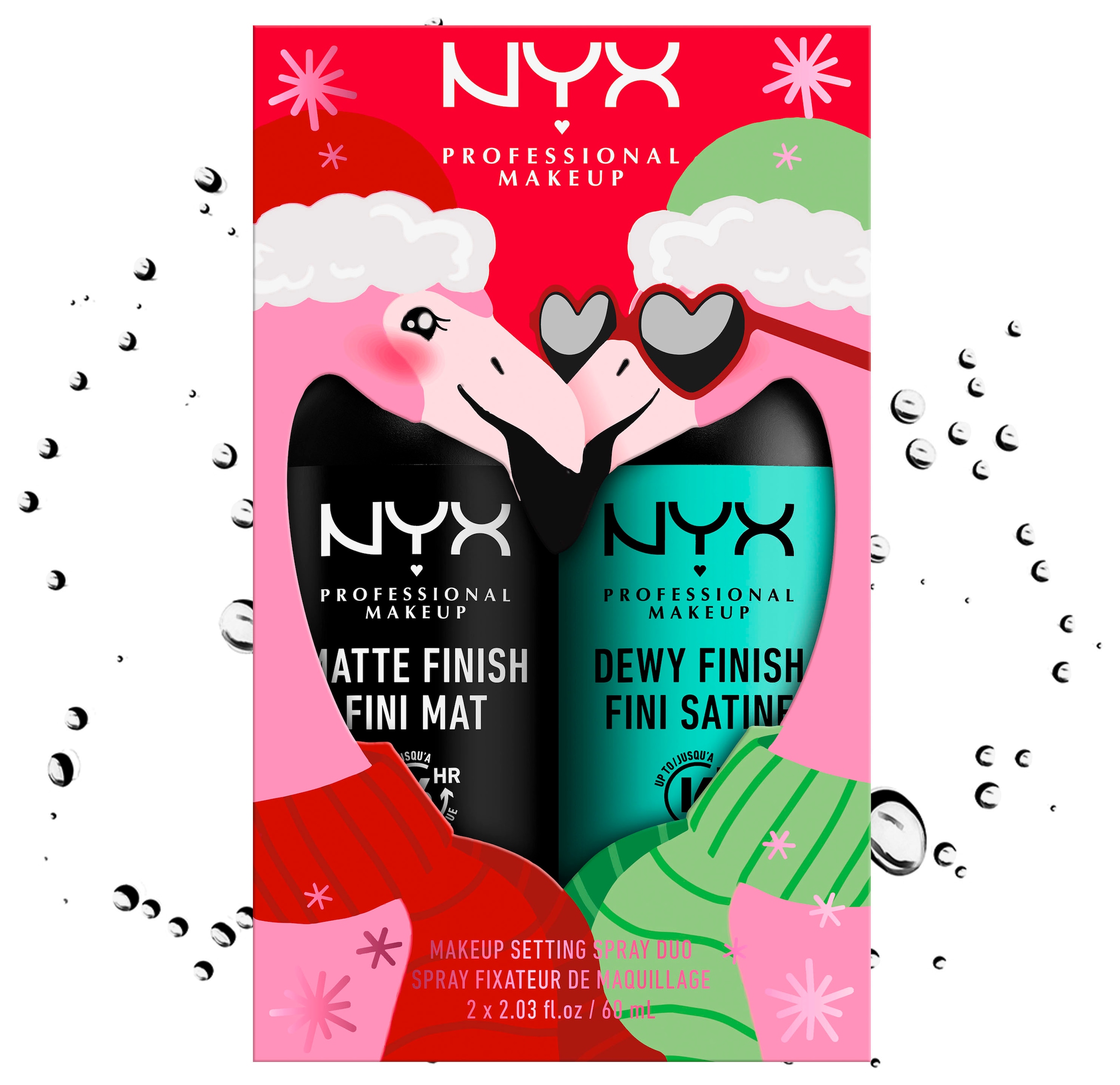 NYX Pflege-Set »NYX Professional Makeup Setting Spray Duo Matte n Dewy«, mit hoher Wirksamkeit