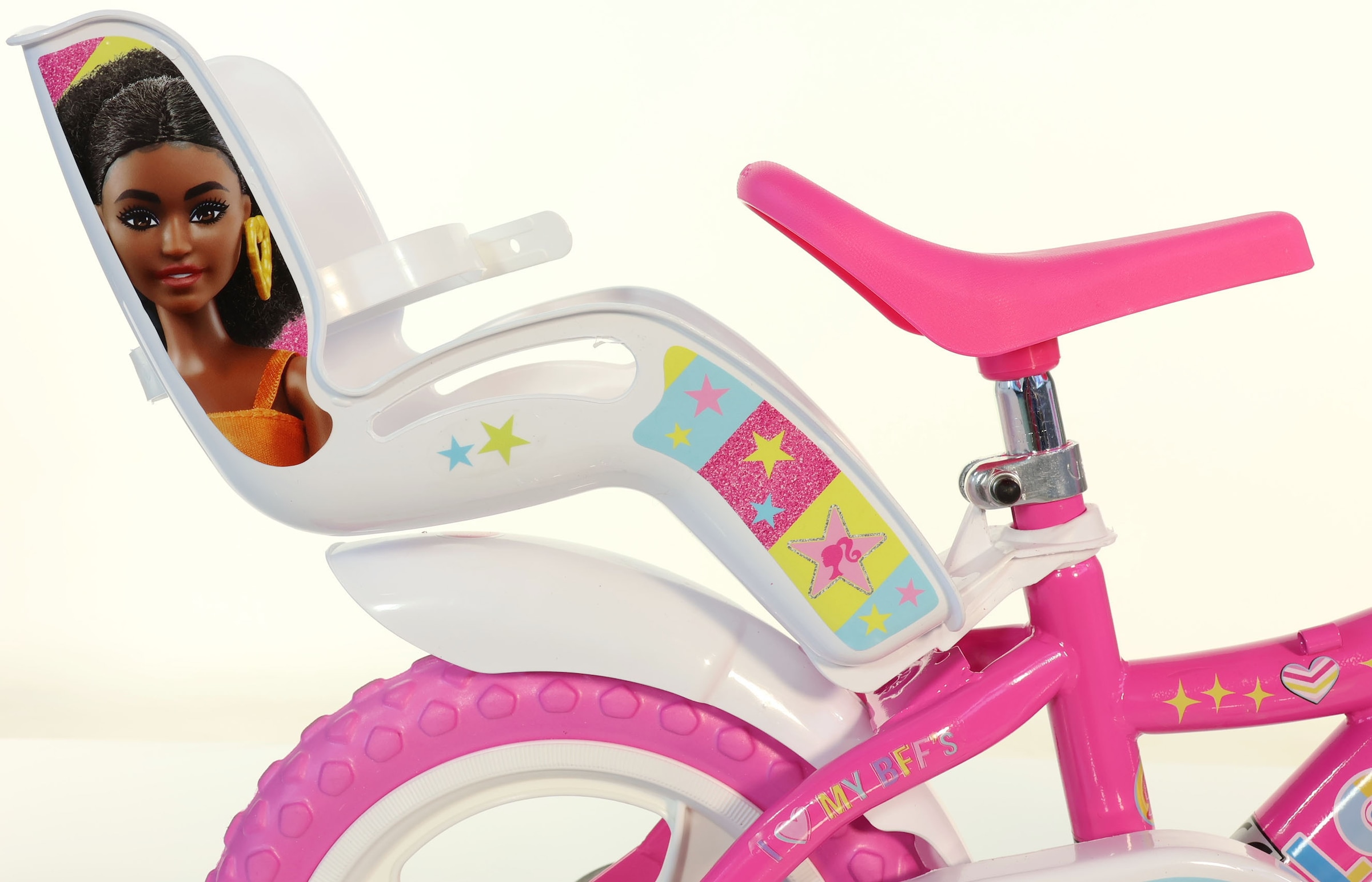 Dino Bikes Kinderfahrrad »Barbie 12" Kinderfahrrad 2-4 Jahre« 1 Gang ohne Schaltung
