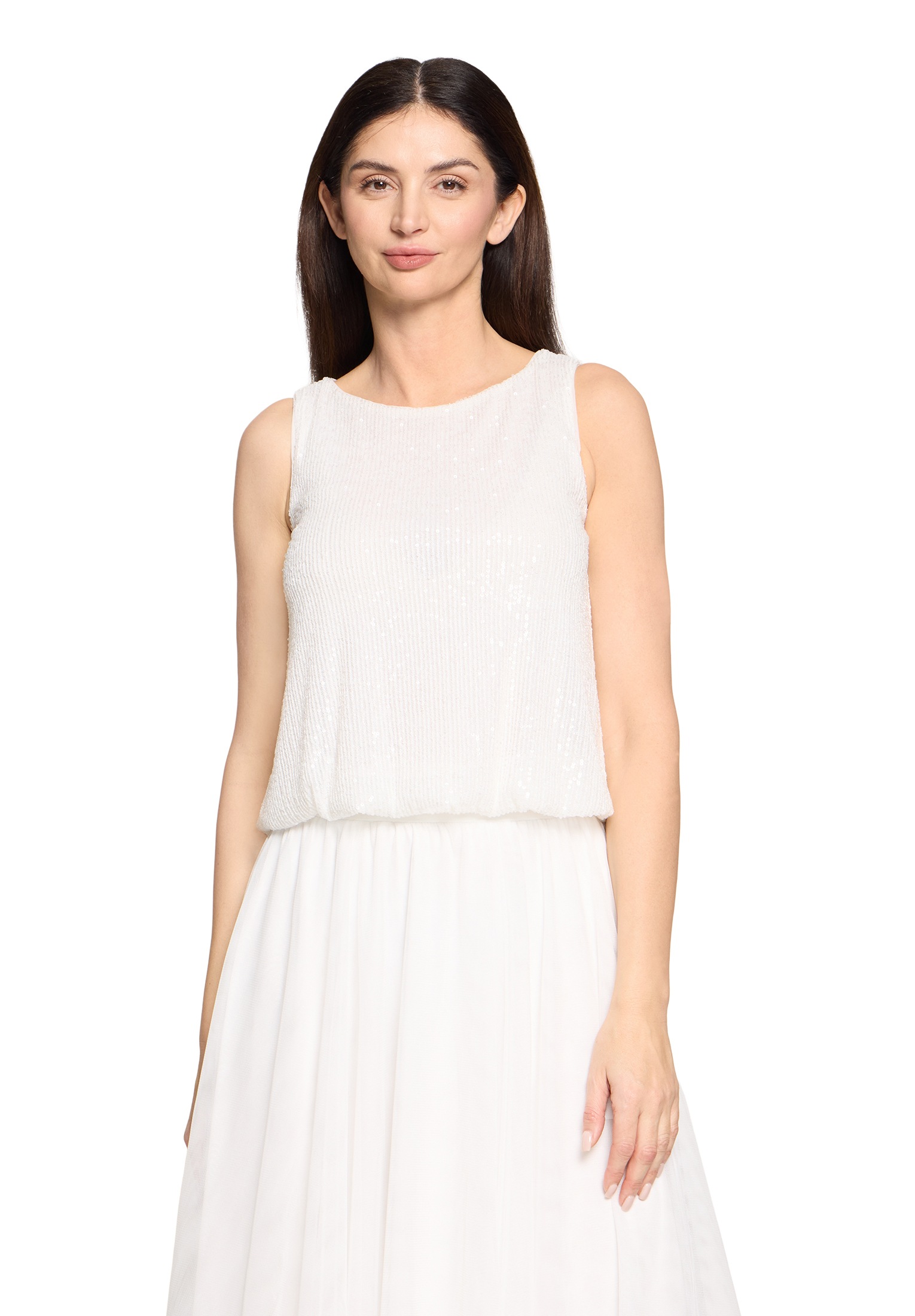 Vera Mont Tanktop »Pailletten-Top im Glitzer-Look«