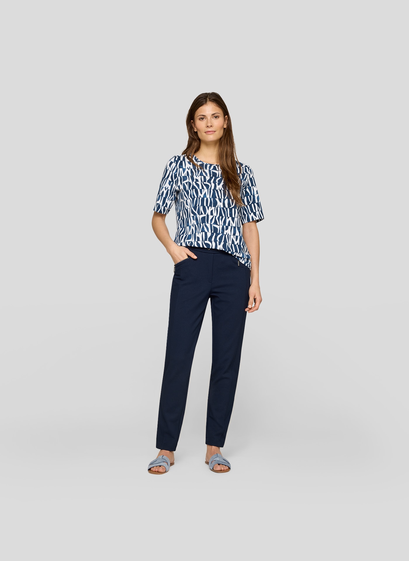 Rabe T-Shirt, mit All-Over Print