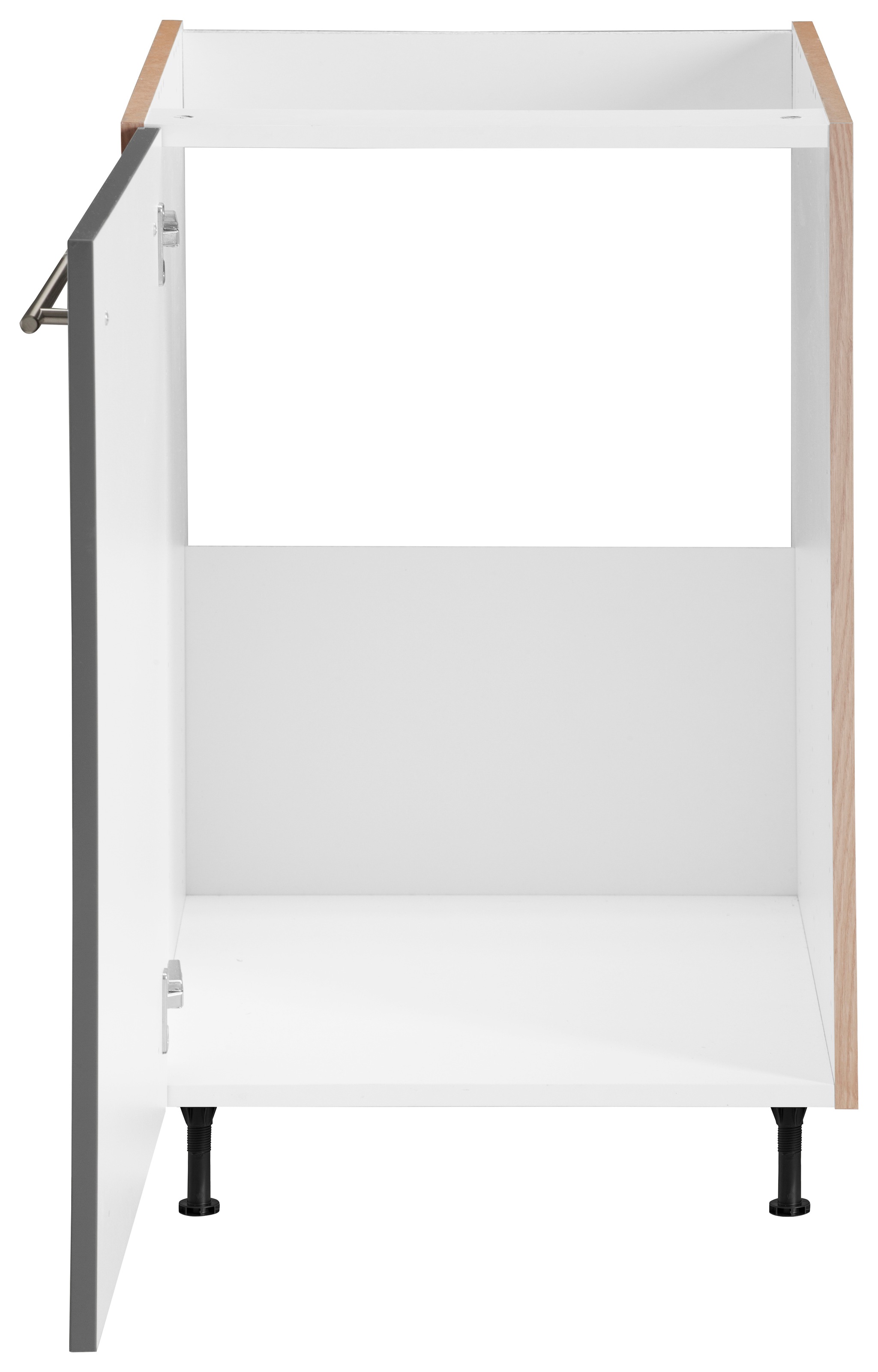 OPTIFIT Spülenschrank »Bern«, 50 cm mit mit mit höhenverstellbaren Füßen, Tür, auf Metallgriff Raten kaufen 1 breit