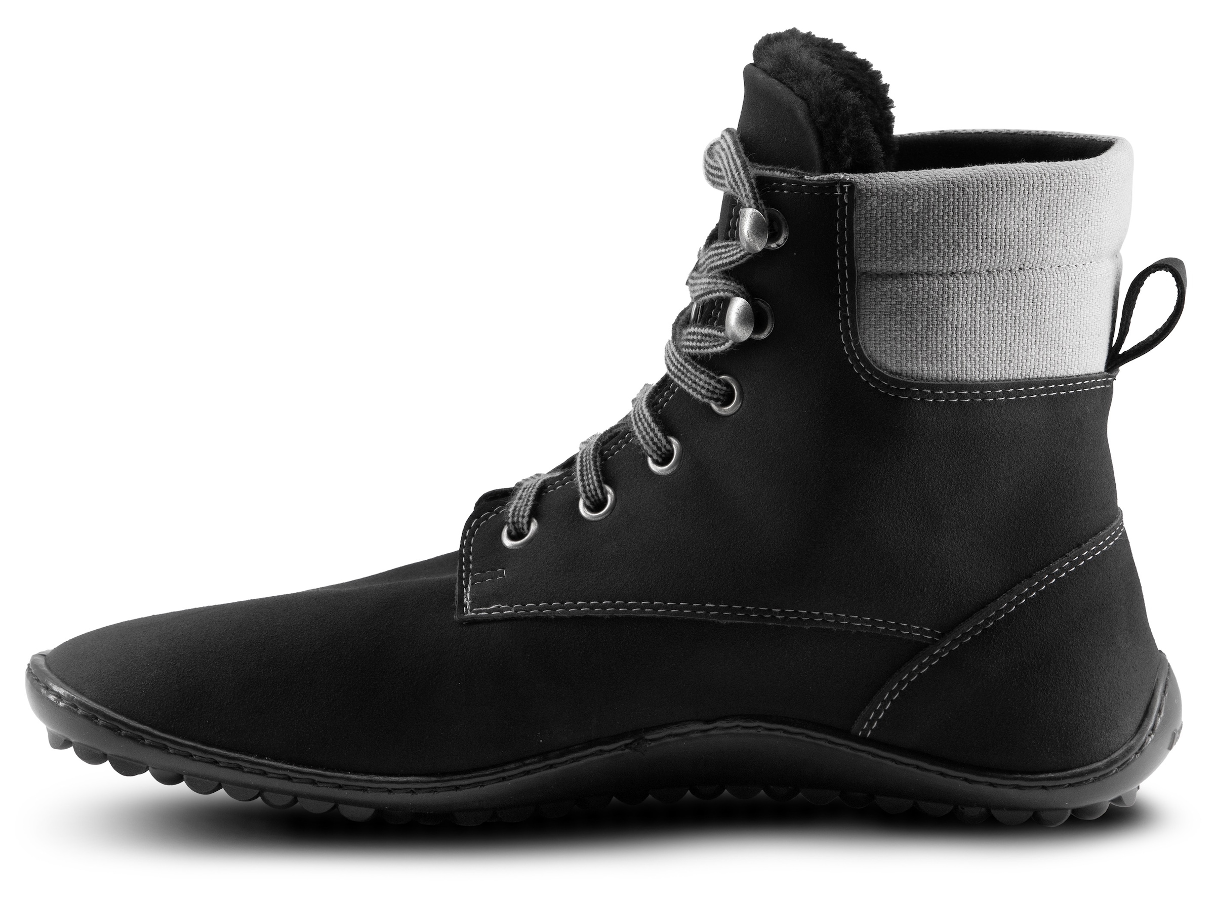 Leguano Barfußschuh »Icebare«, Bequemschuh, Schnürboots, speziell entwickelte Halbkugel-Sohle