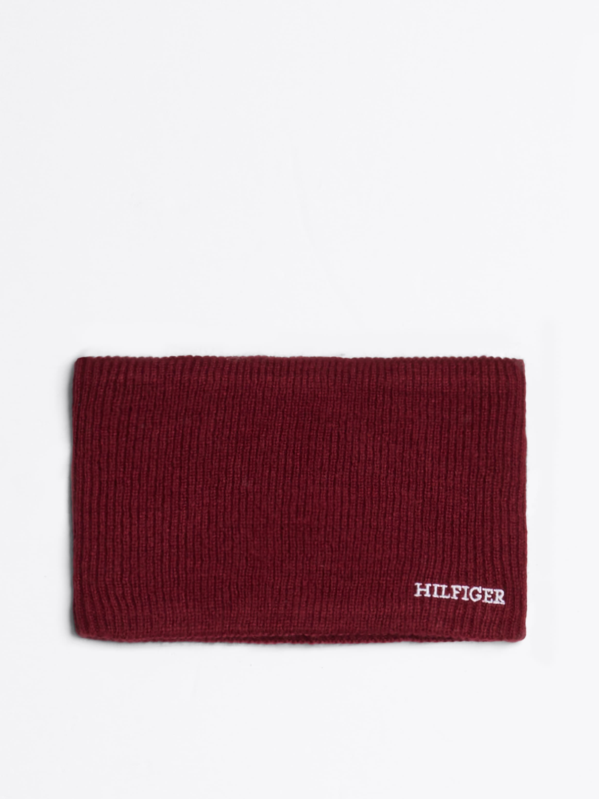 Tommy Hilfiger Strickschal »MONOTYPE SNOOD«, mit gesticktem Logoschriftzug