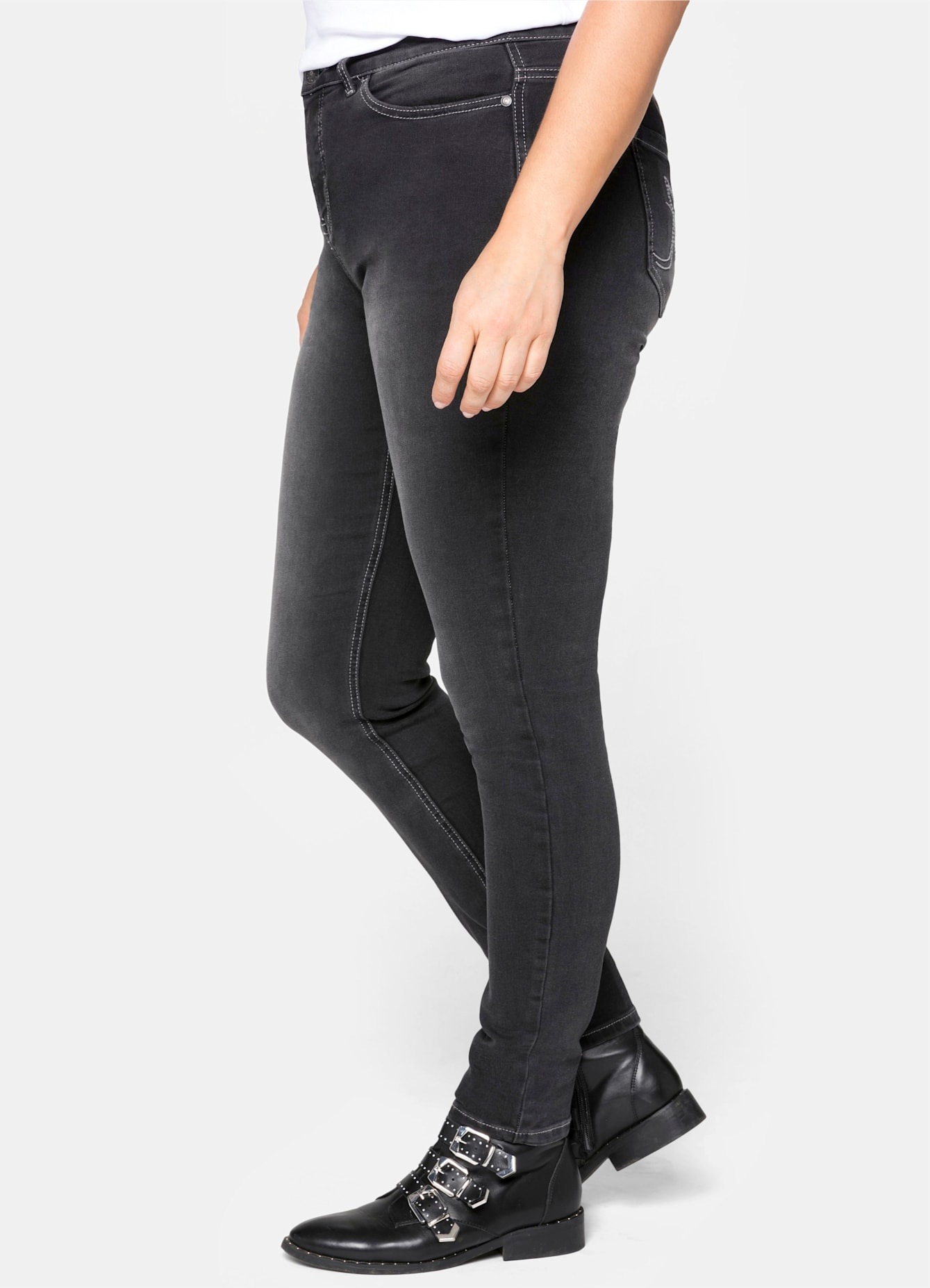 Sheego Stretch-Jeans, (1 tlg.)