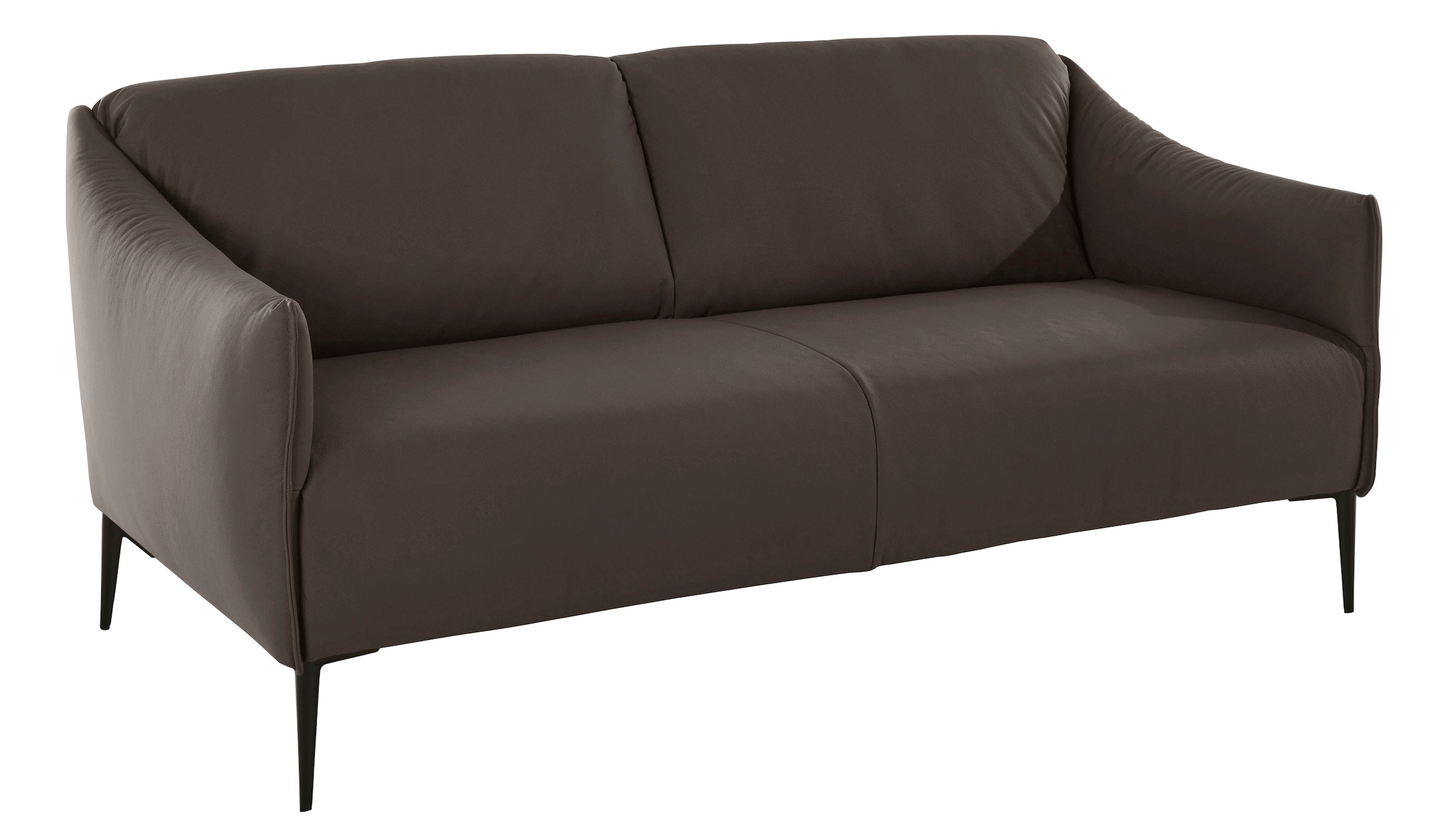 W.SCHILLIG 2,5-Sitzer »sally«, mit Metallfüßen in Schwarz pulverbeschichtet, Breite 174 cm