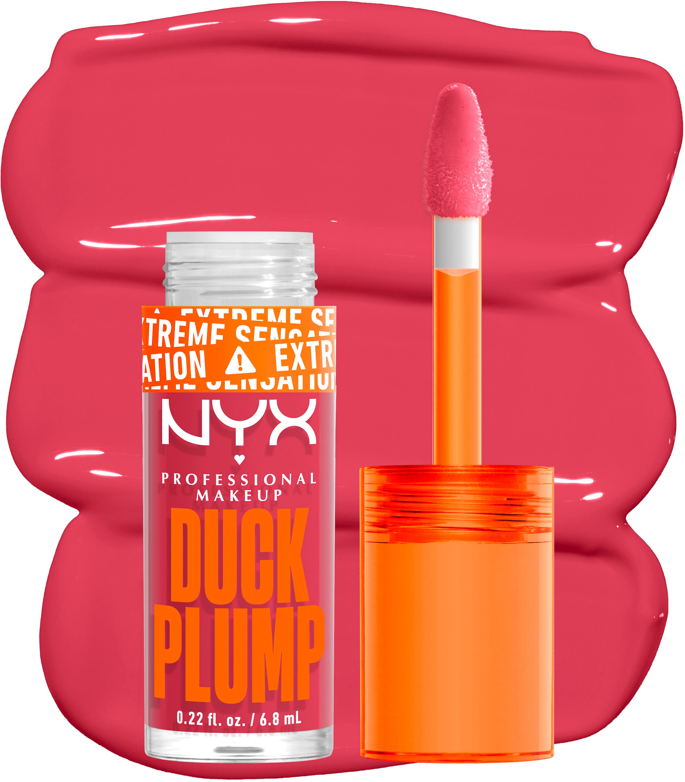 NYX Lipgloss »NYX Professional Makeup Duck Plump Strike a Rose«, mit Collagen
