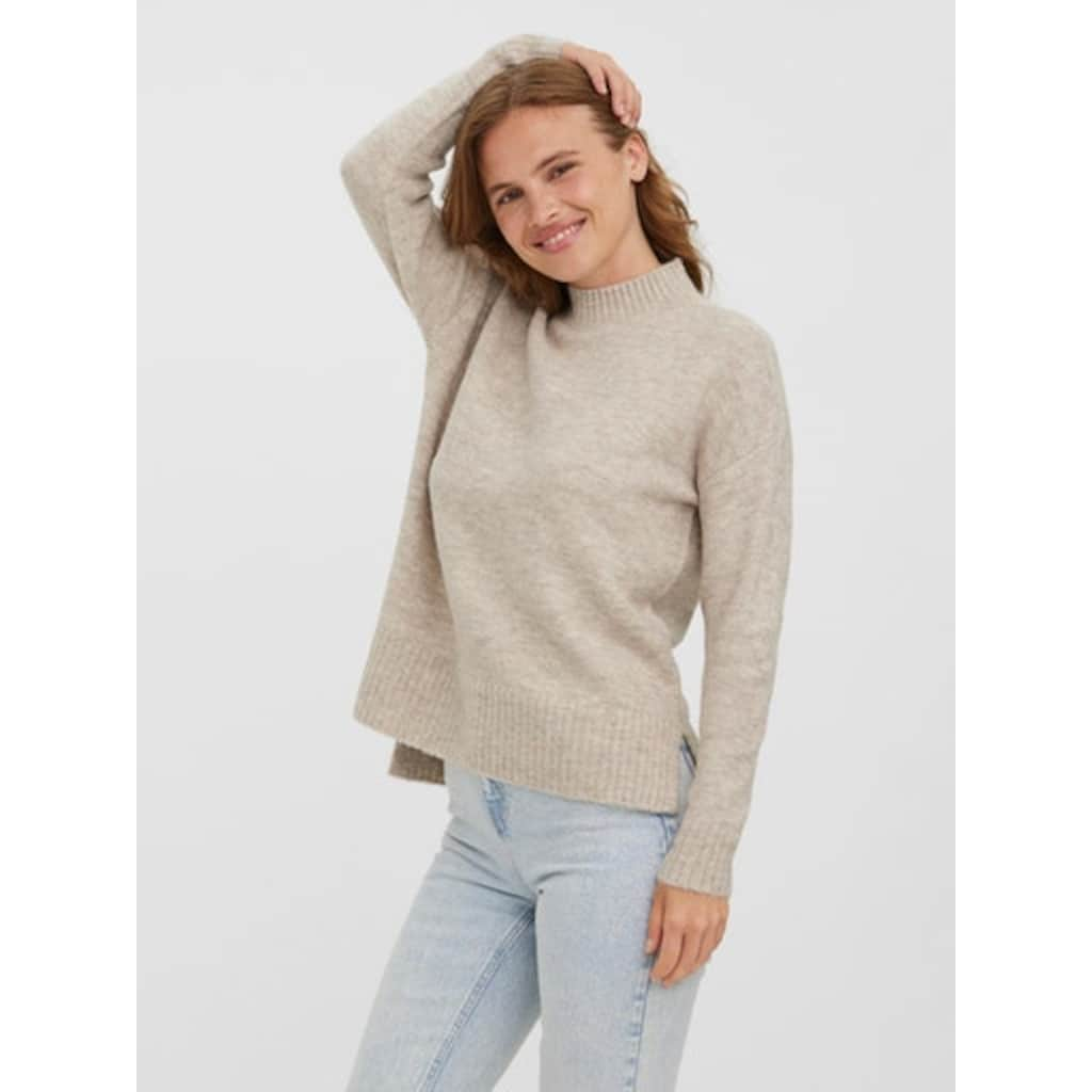 Vero Moda Stehkragenpullover »VMLEFILE OVERSIZE BOXY BLOUSE GA NOOS«