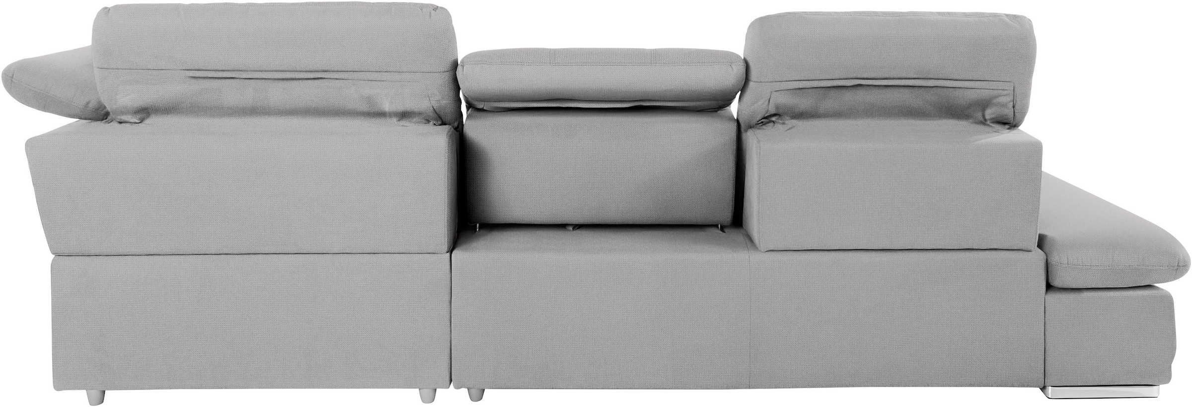 COTTA Ecksofa »Holiday L-Form mit Sitztiefen-, Armteil- und Kopfteilverstellung«, wahlweise mit Bettfunktion inkl. Bettkasten