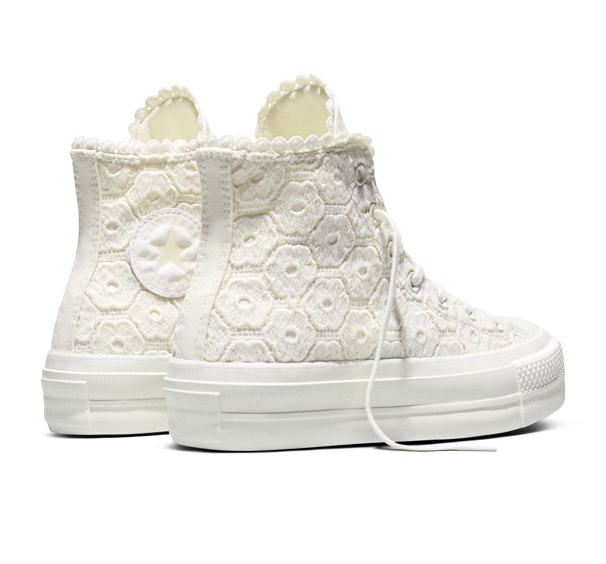 Converse Sneaker »CHUCK TAYLOR ALL STAR LIFT PLATFORM CROCHET«  für sportlichen Look im Alltag, mit Gummilaufsohle, sportlicher Stil