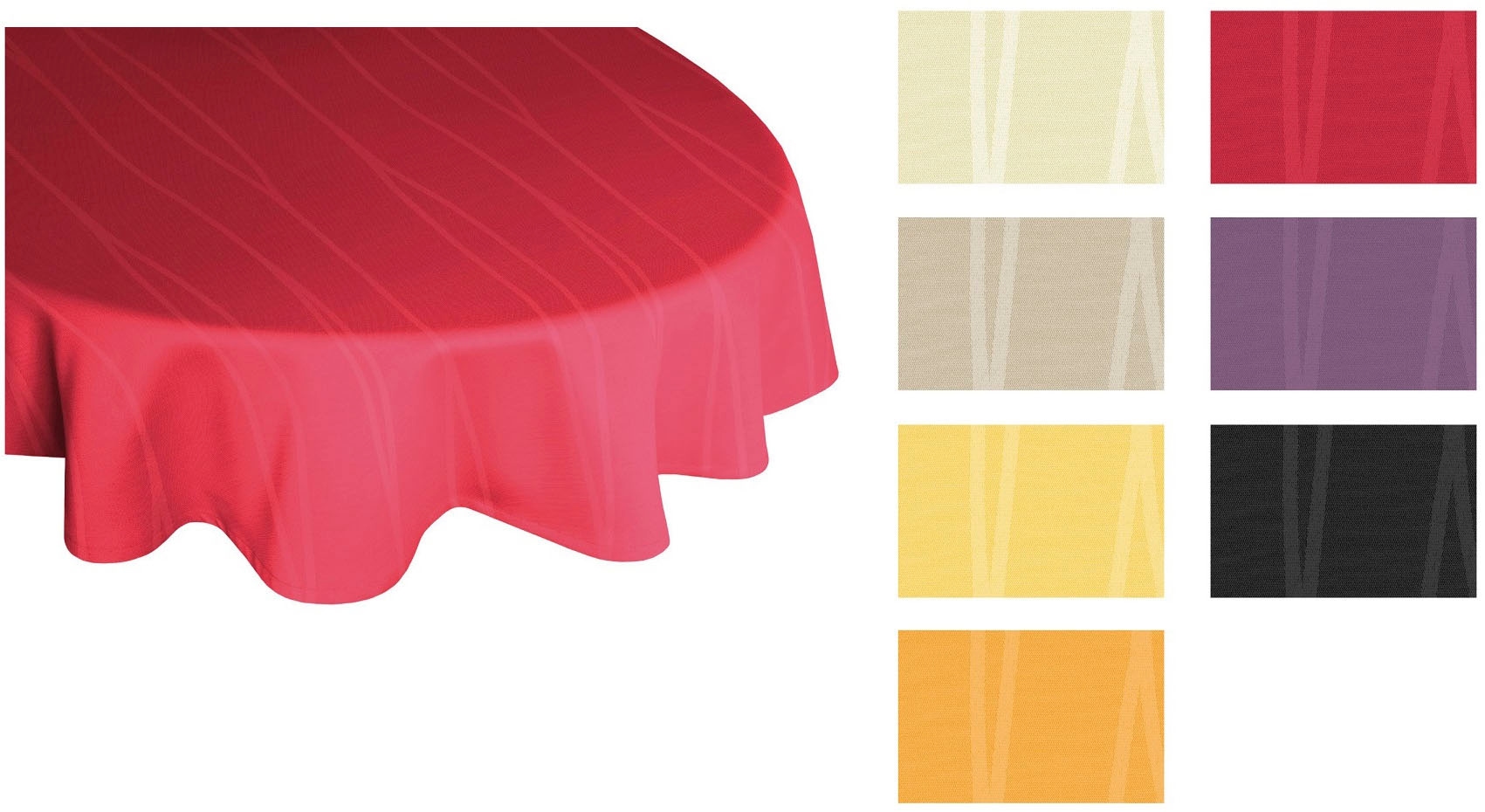 Wirth Tischdecke »LANGWASSER« oval