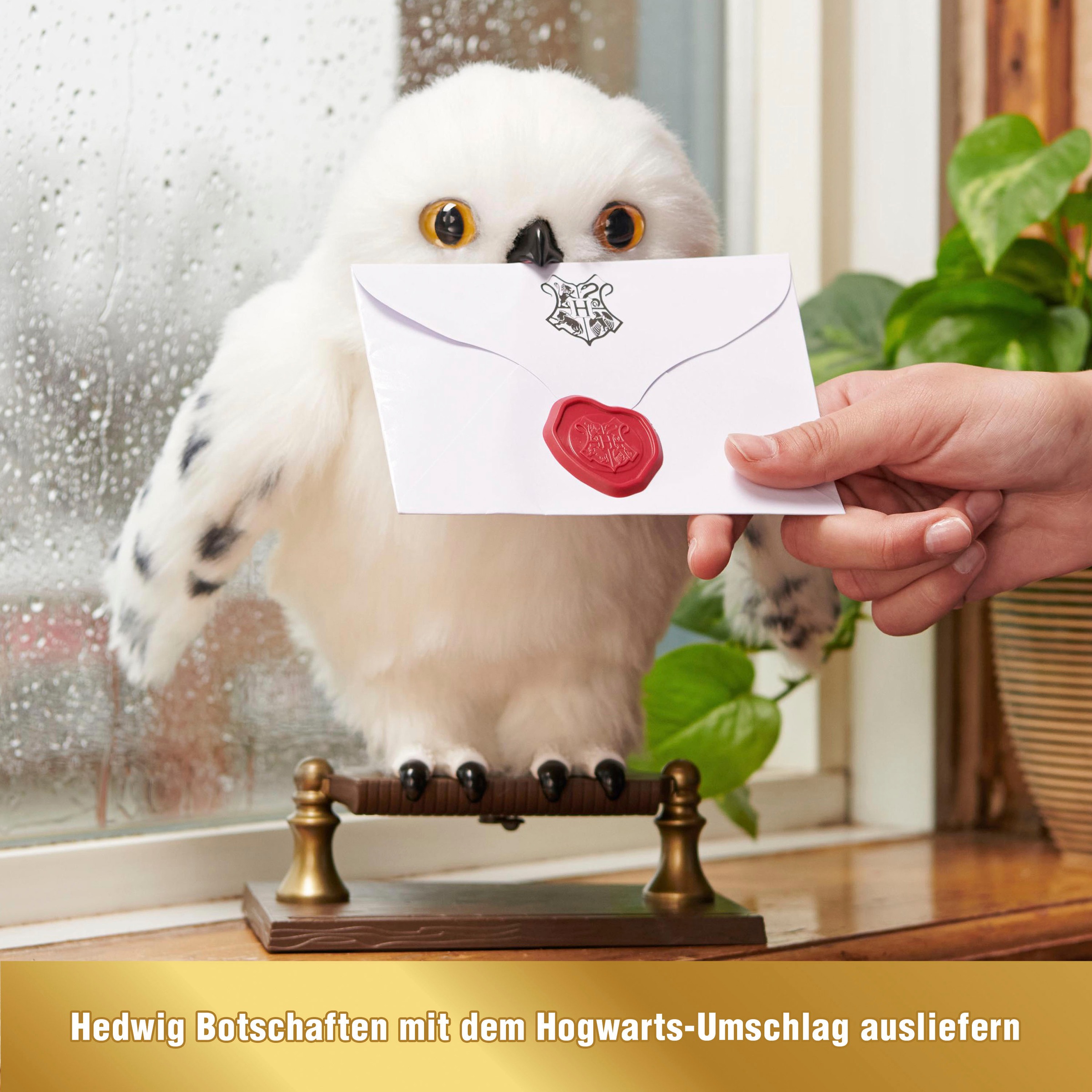 Spin Master Plüschfigur »Wizarding World - Hedwig - Interaktive Eule«, mit Geräuschen und Bewegungen