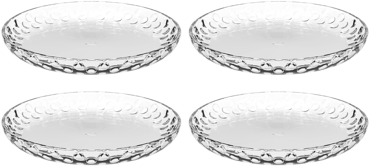 Speiseteller »Teller CUCINA OPTIC, 18 cm, 4er-Set«, (Set, 4 St.), spülmaschinengeeignet